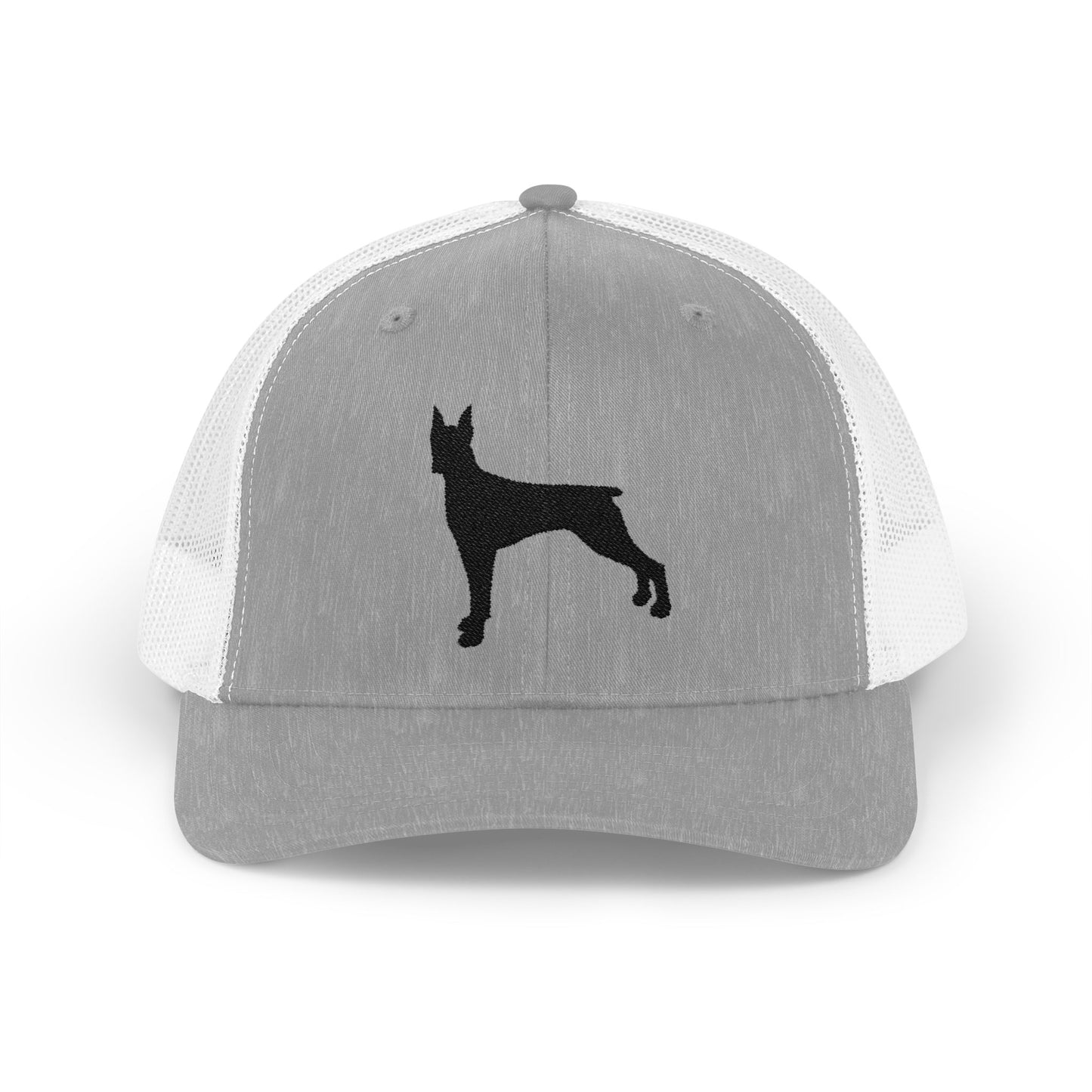 Doberman 1 Silhouette Snapback Trucker Cap
