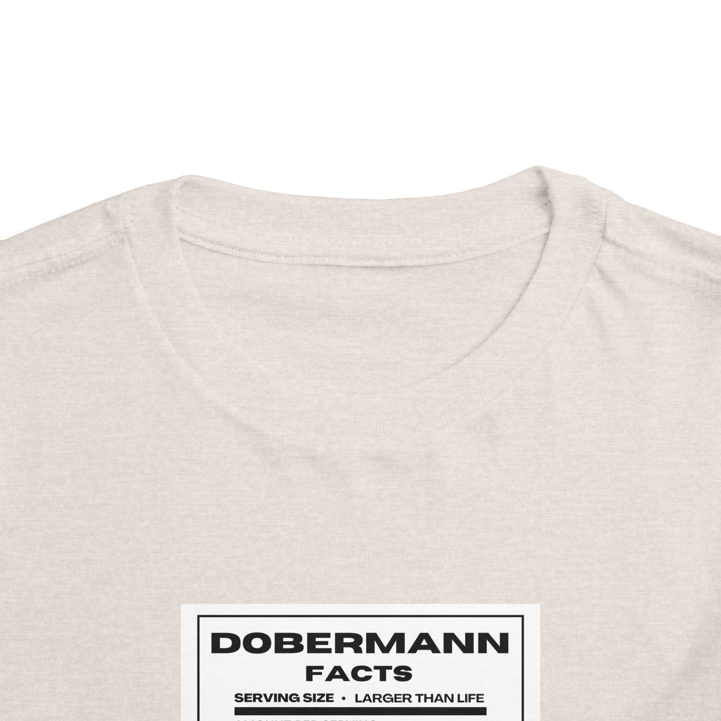 Dobermann Facts 1 Toddler Short Sleeve Tee