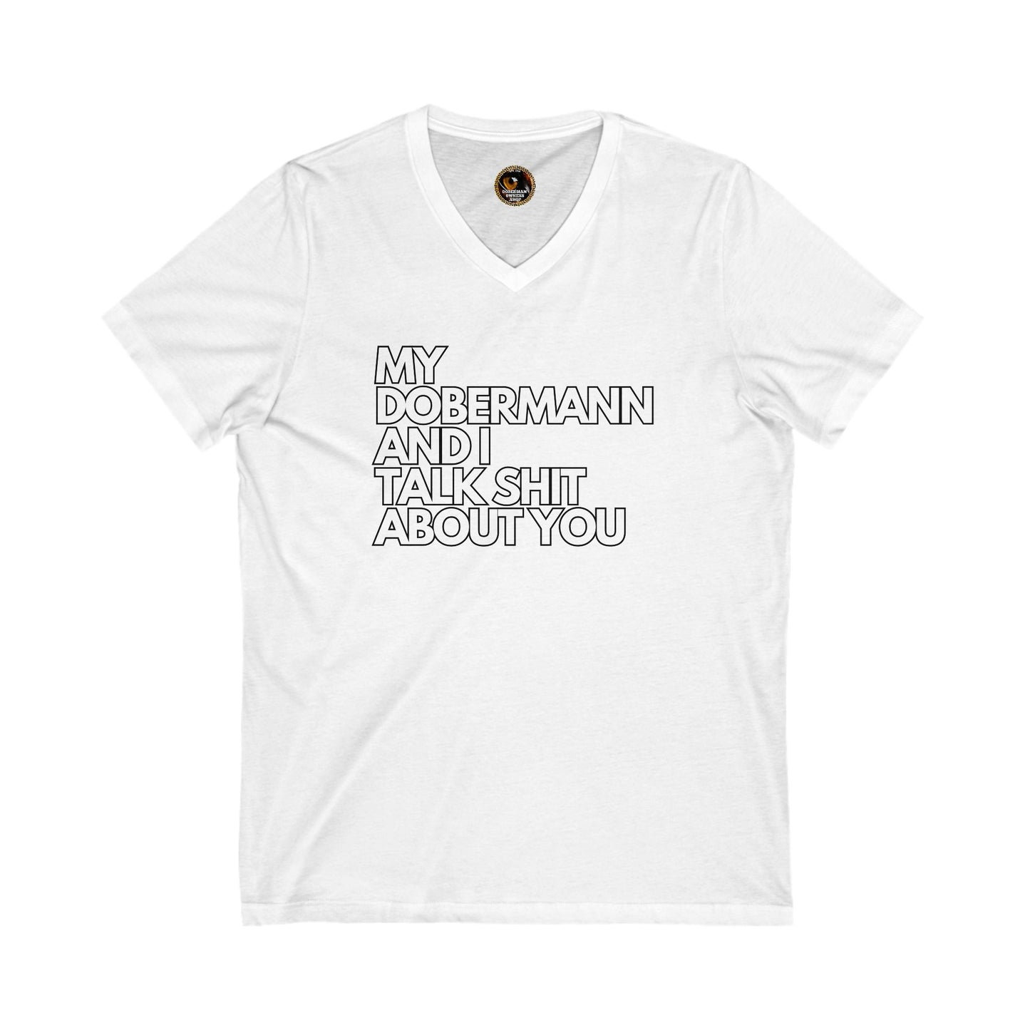 DTT 5 Private Label Unisex Jersey Short Sleeve V-Neck Tee