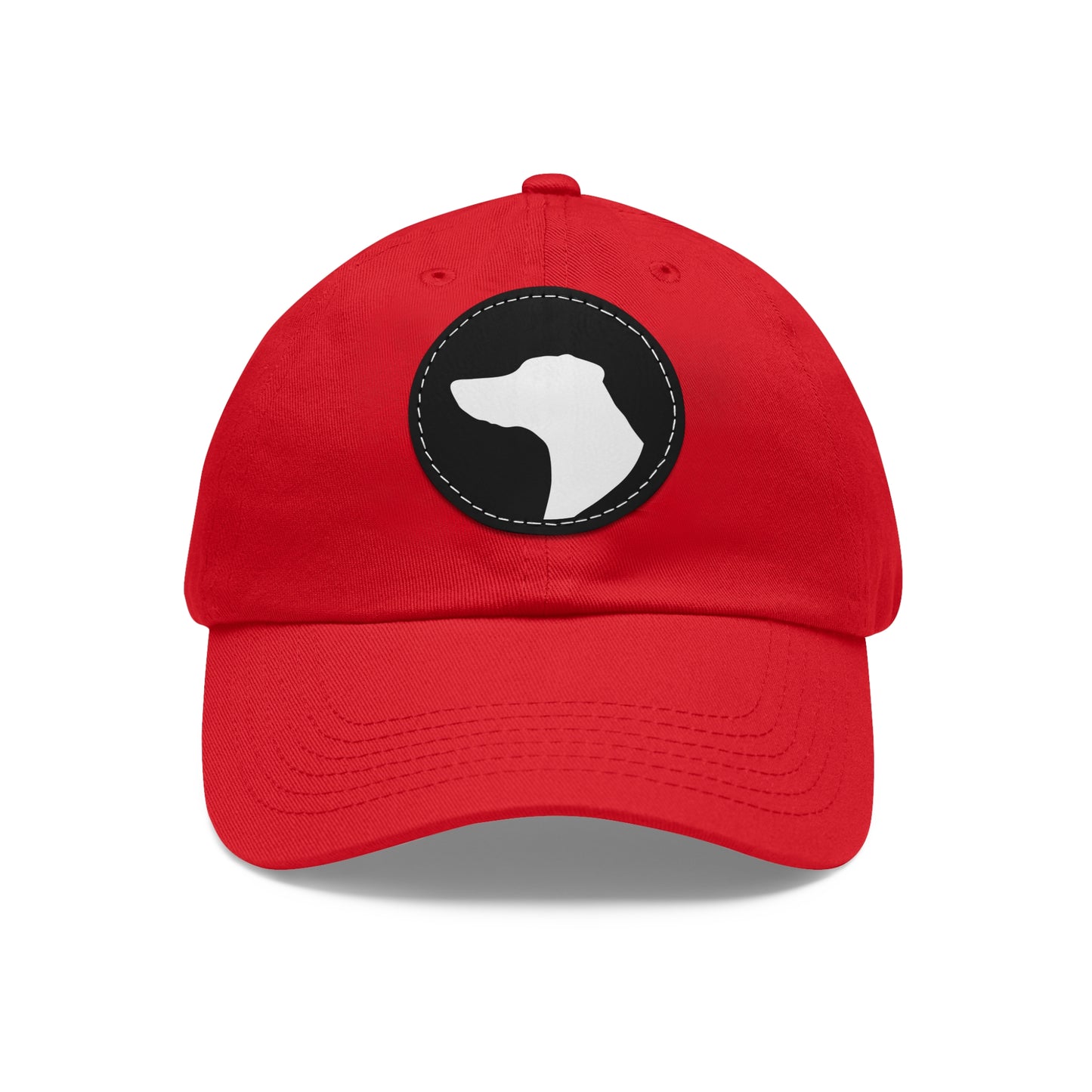 N 1 Dad Hat with Leather Patch (Round)