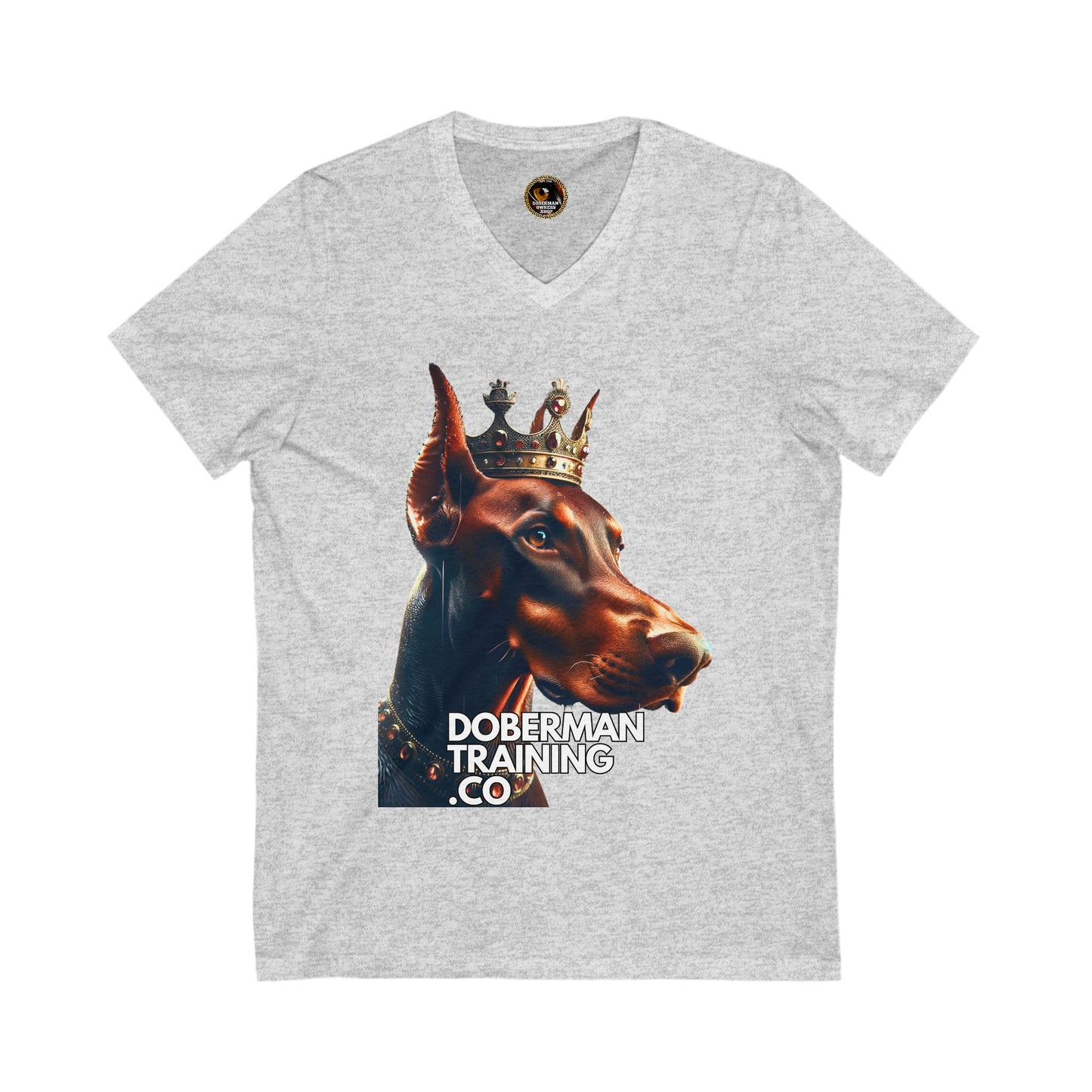 DTT 3 Private Label Unisex Jersey Short Sleeve V-Neck Tee