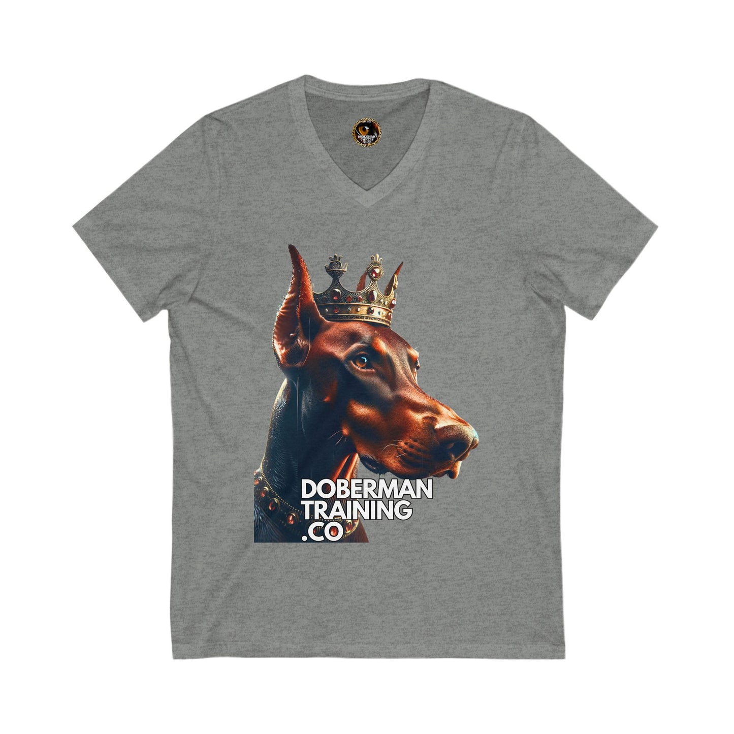 DTT 3 Private Label Unisex Jersey Short Sleeve V-Neck Tee