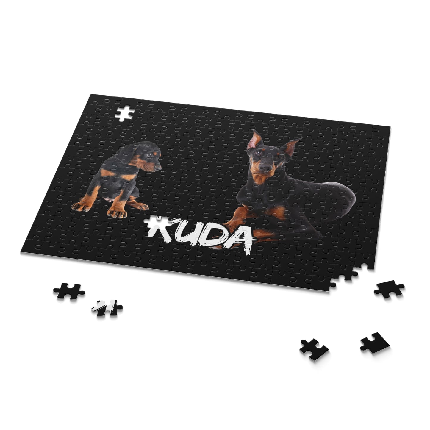 Custom image & text Limited Edition Doberman Community Jigsaw Puzzle 14