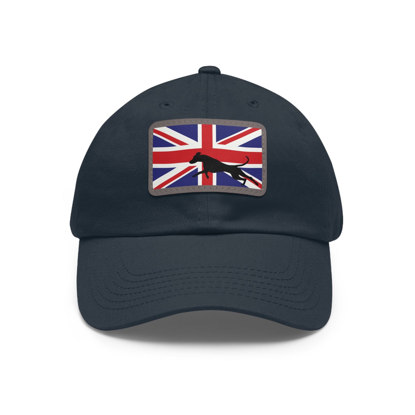 Doberman UK Protect 2 Dad Hat with Leather Patch (Rectangle)