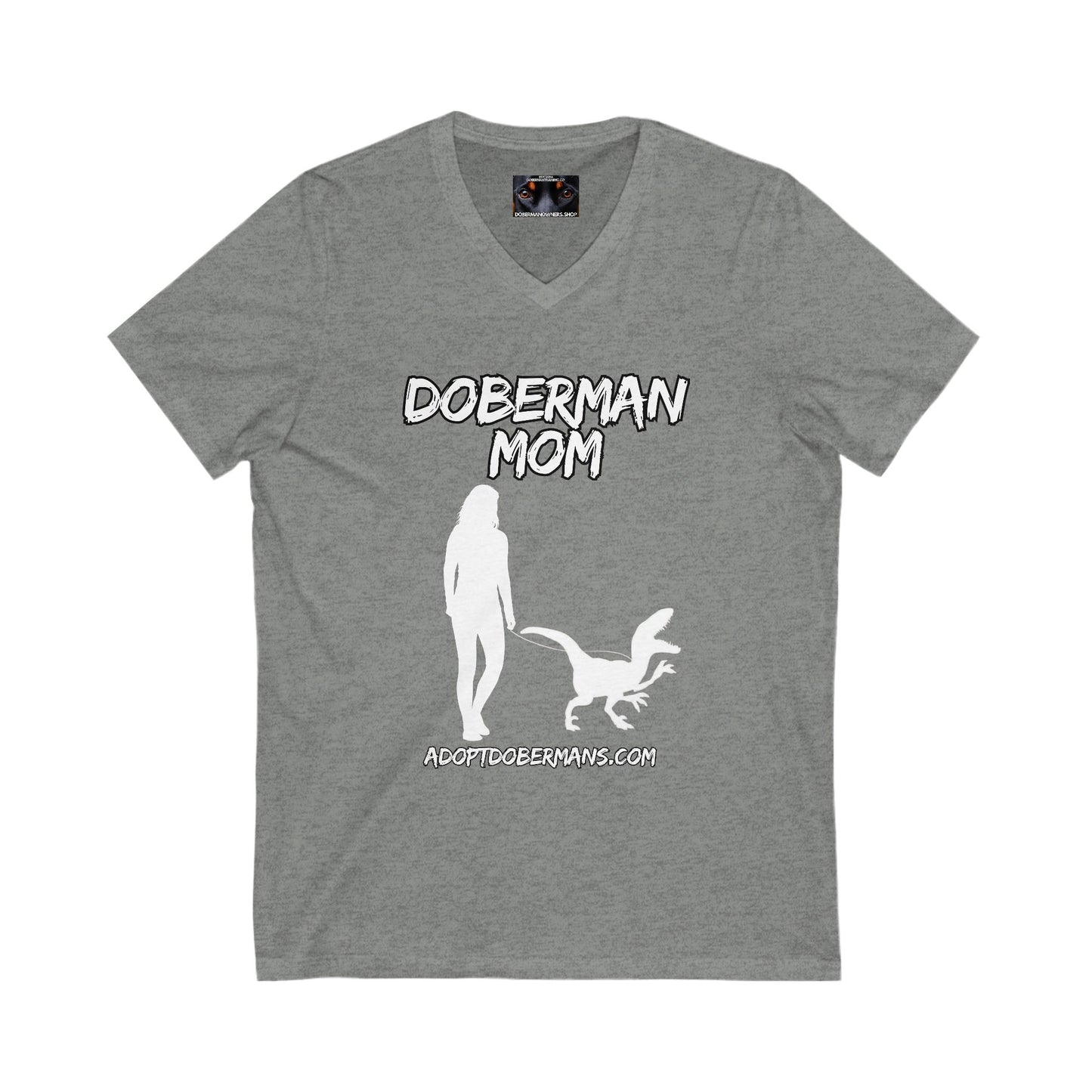 Adopt Mom 1 Private Label Unisex Jersey Short Sleeve V-Neck Tee
