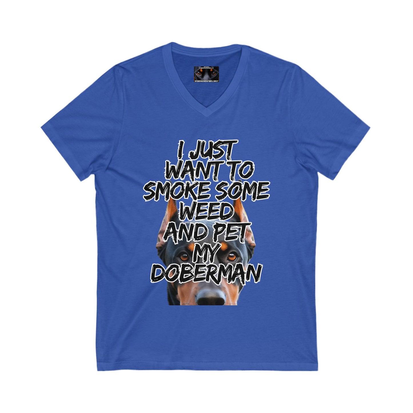 Just 2 Unisex Jersey Short Sleeve V-Neck Tee