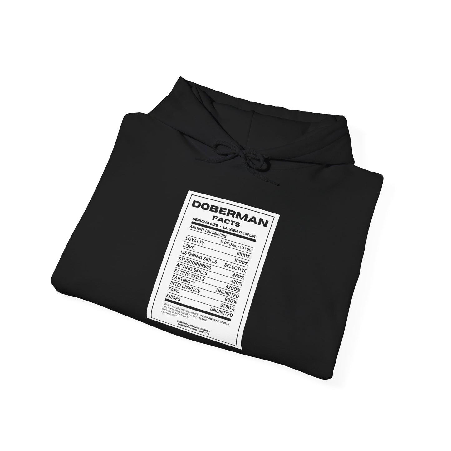 Doberman Facts 1 Unisex Heavy Blend™ Hooded Sweatshirt