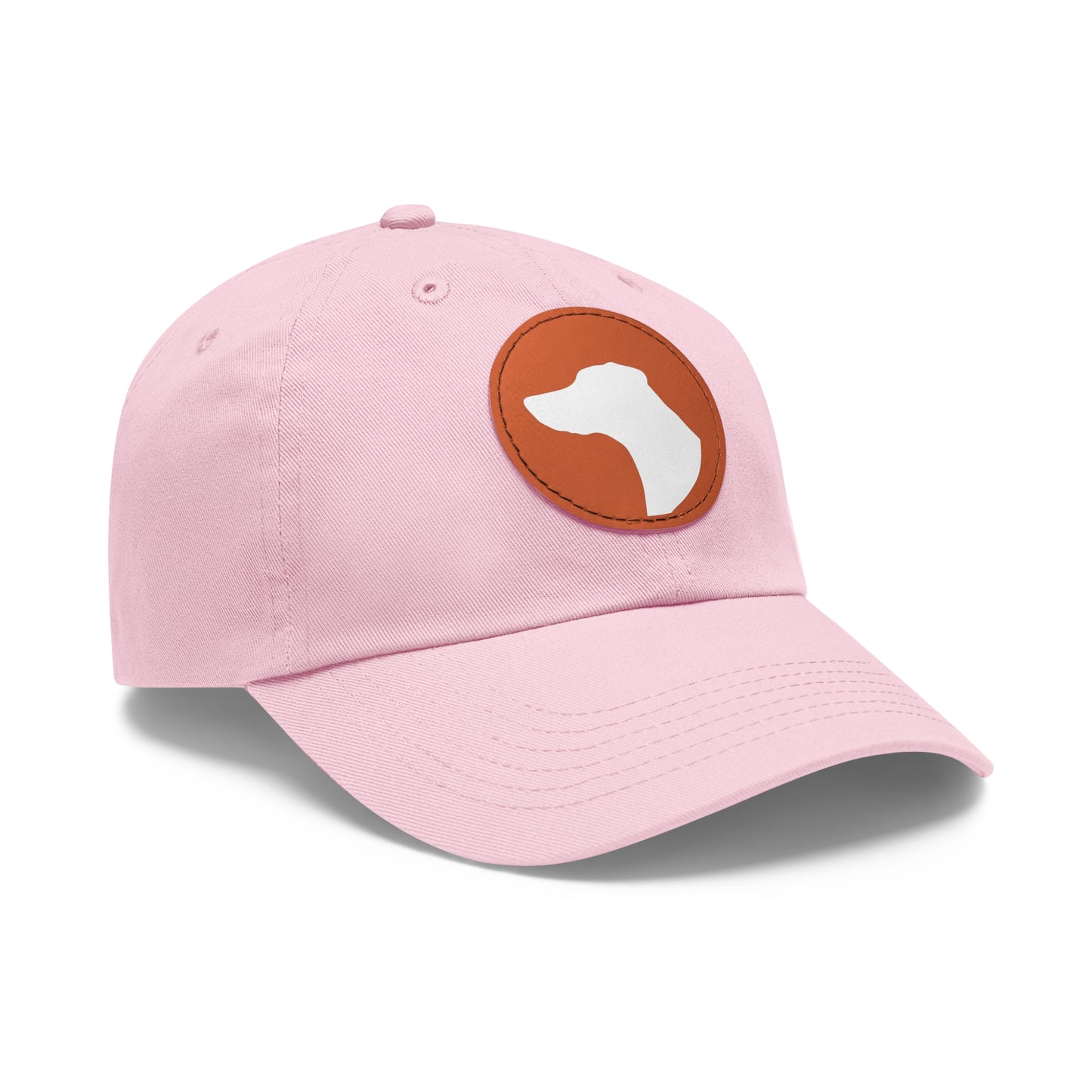 N 1 Dad Hat with Leather Patch (Round)