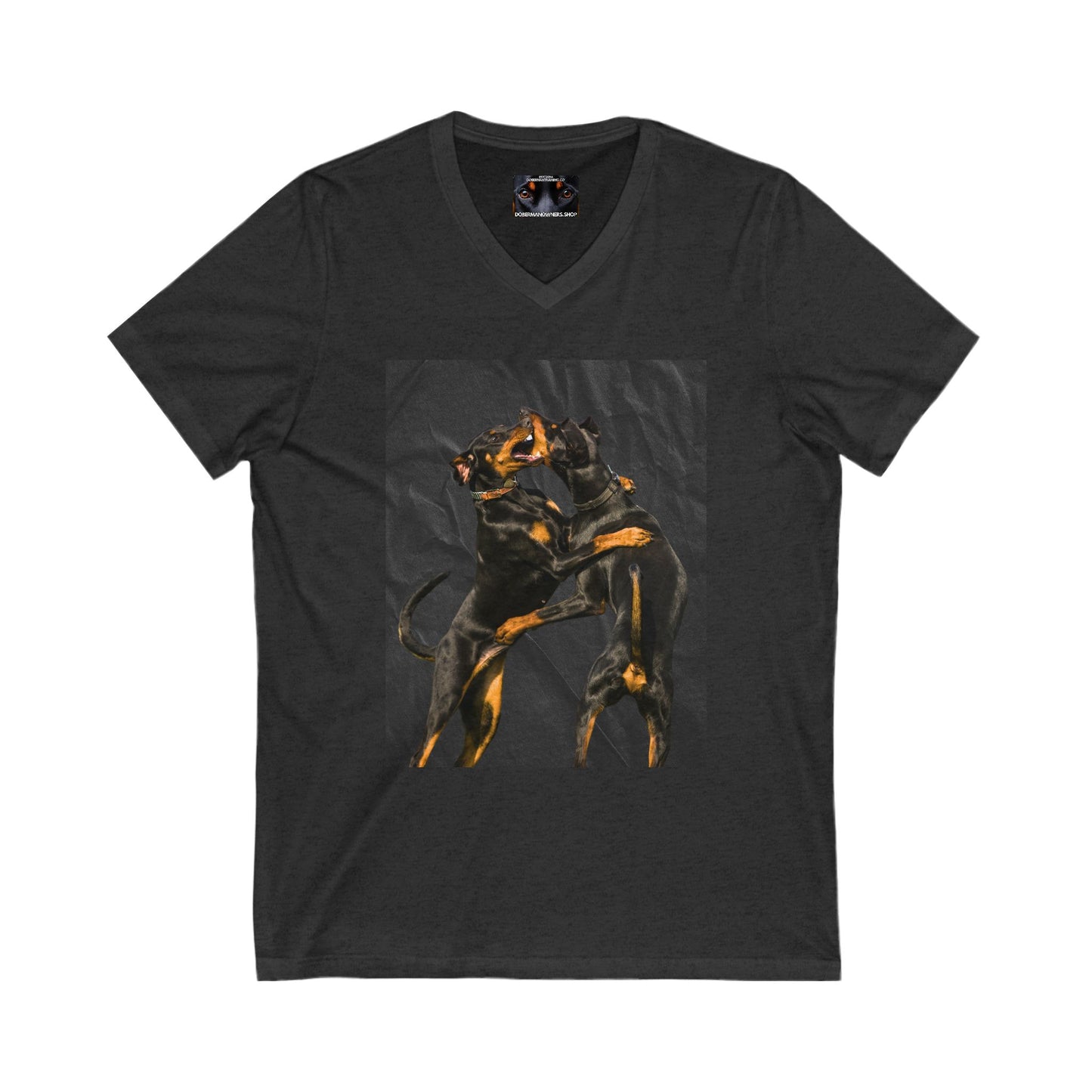 The Dance Private Label Unisex Jersey Short Sleeve V-Neck Tee