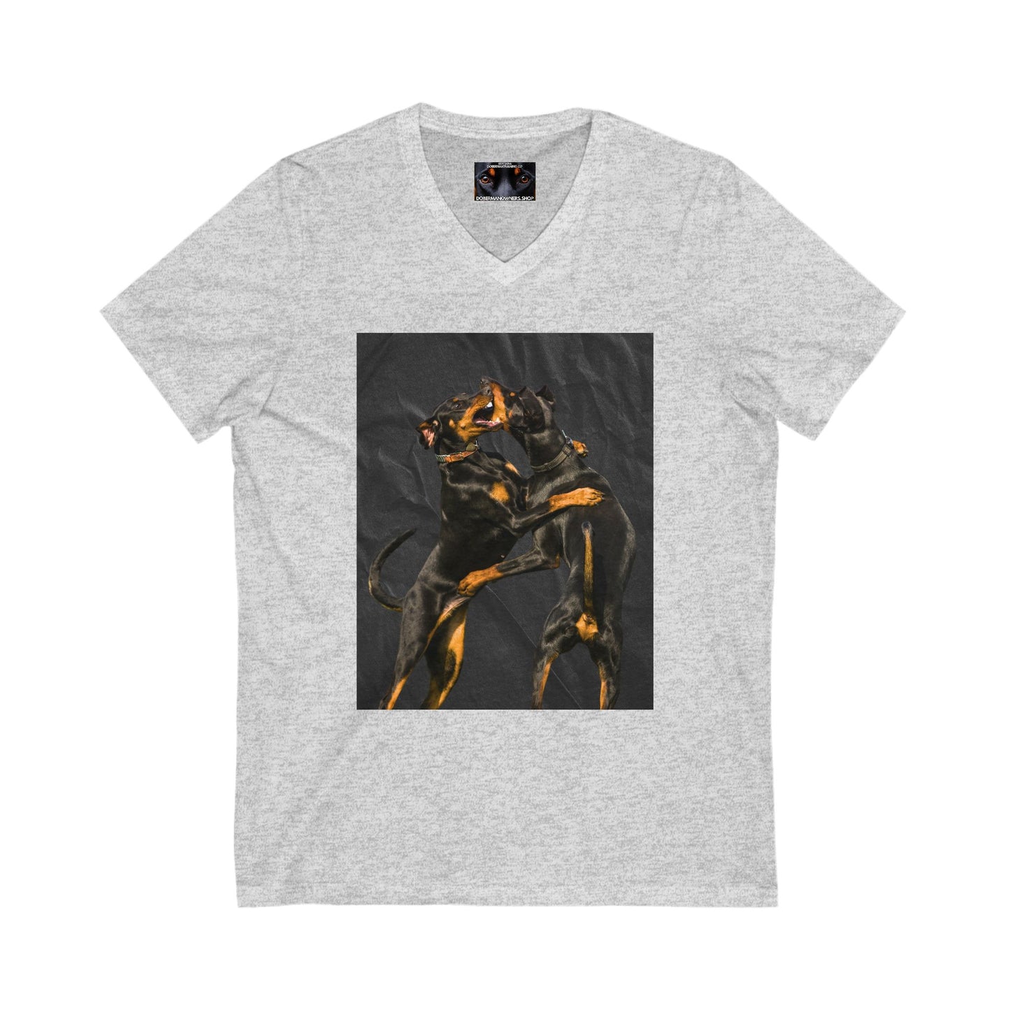 The Dance Private Label Unisex Jersey Short Sleeve V-Neck Tee