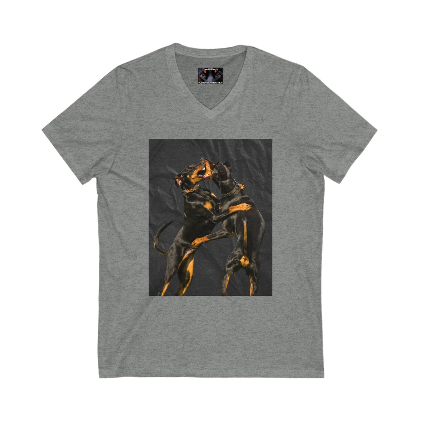 The Dance Private Label Unisex Jersey Short Sleeve V-Neck Tee