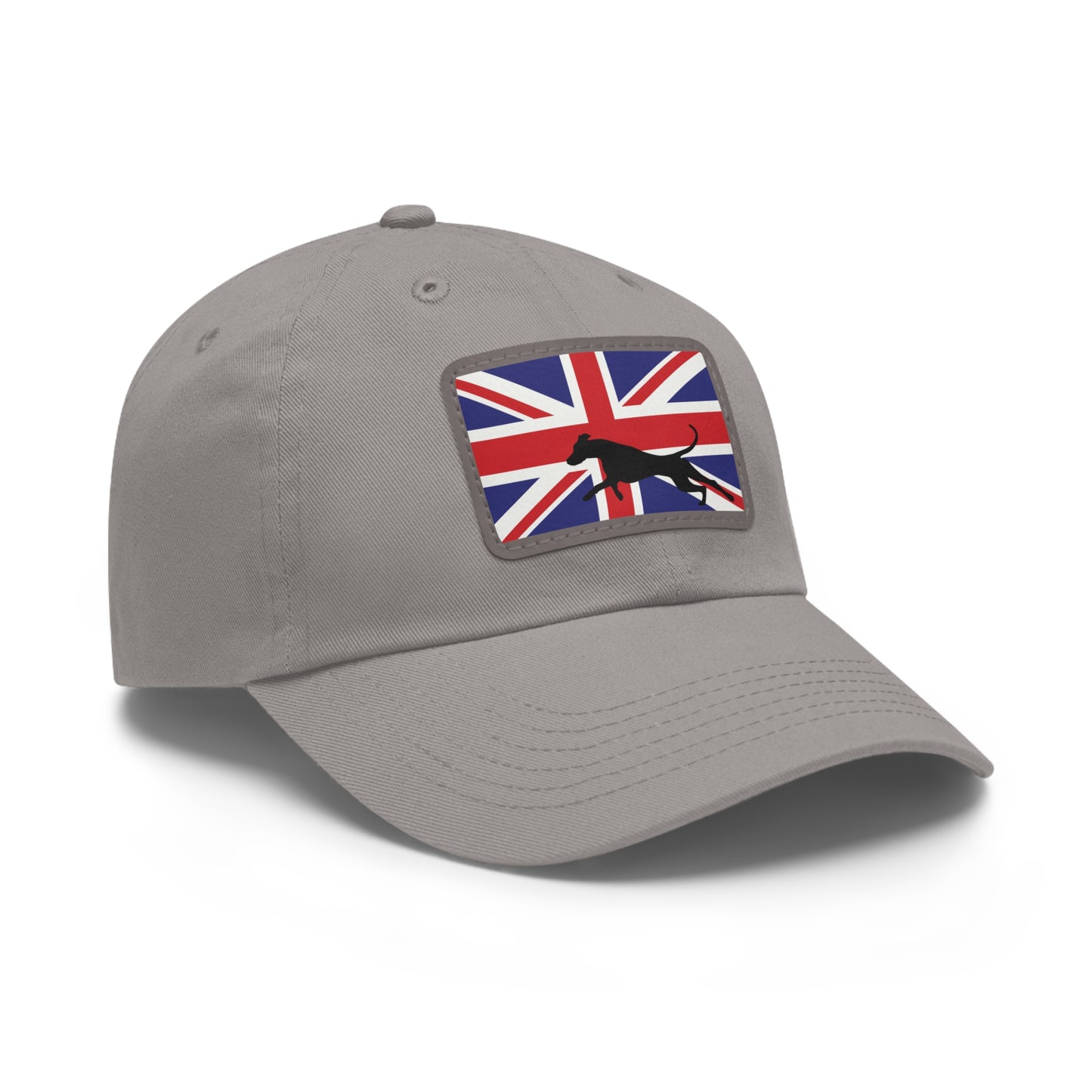 Doberman UK Protect 2 Dad Hat with Leather Patch (Rectangle)