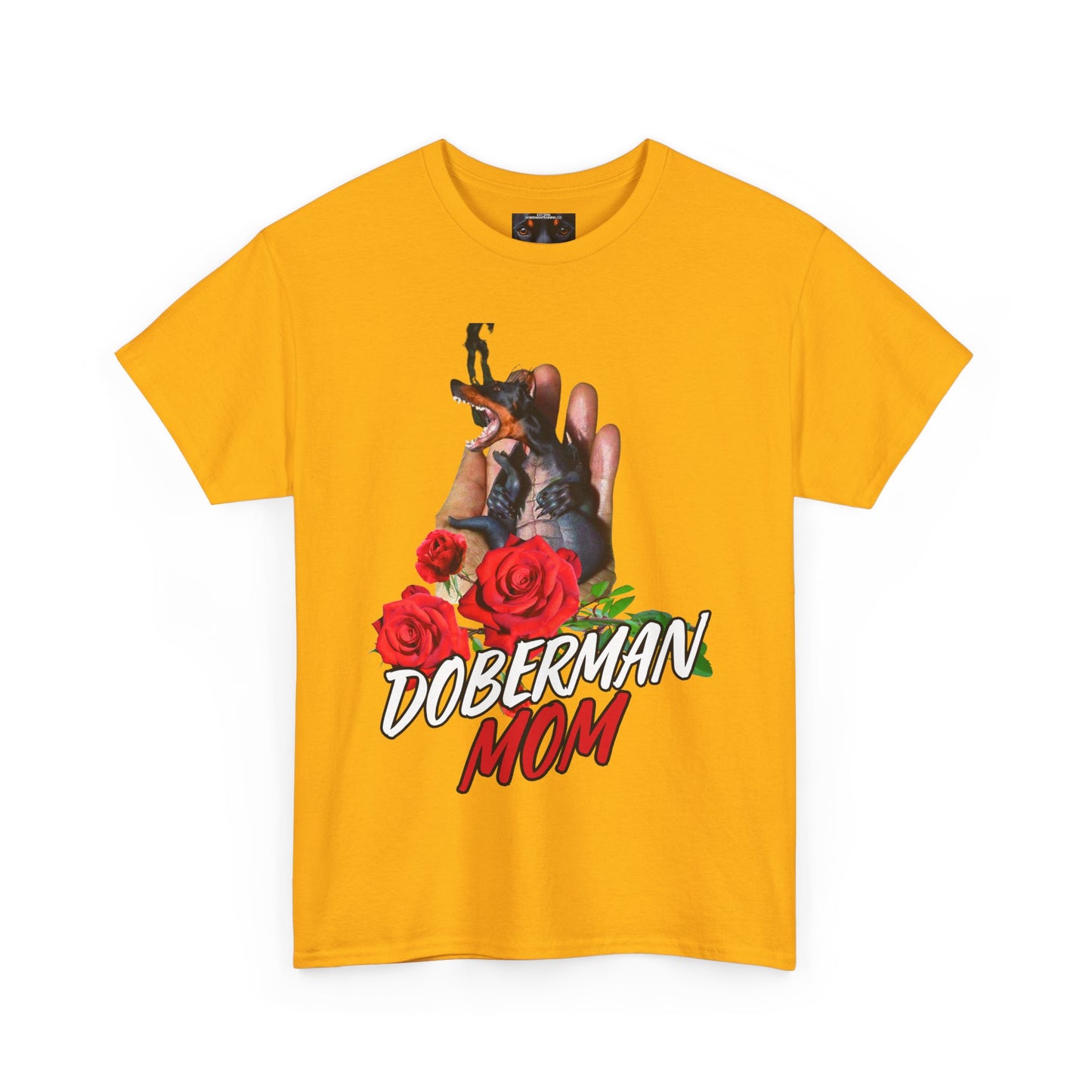 Dragon Mom Roses 10 Private Lable Unisex Heavy Cotton Tee