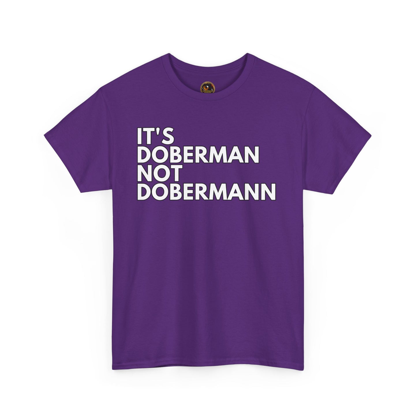 It's Doberman 1 Private Lable Unisex Heavy Cotton Tee