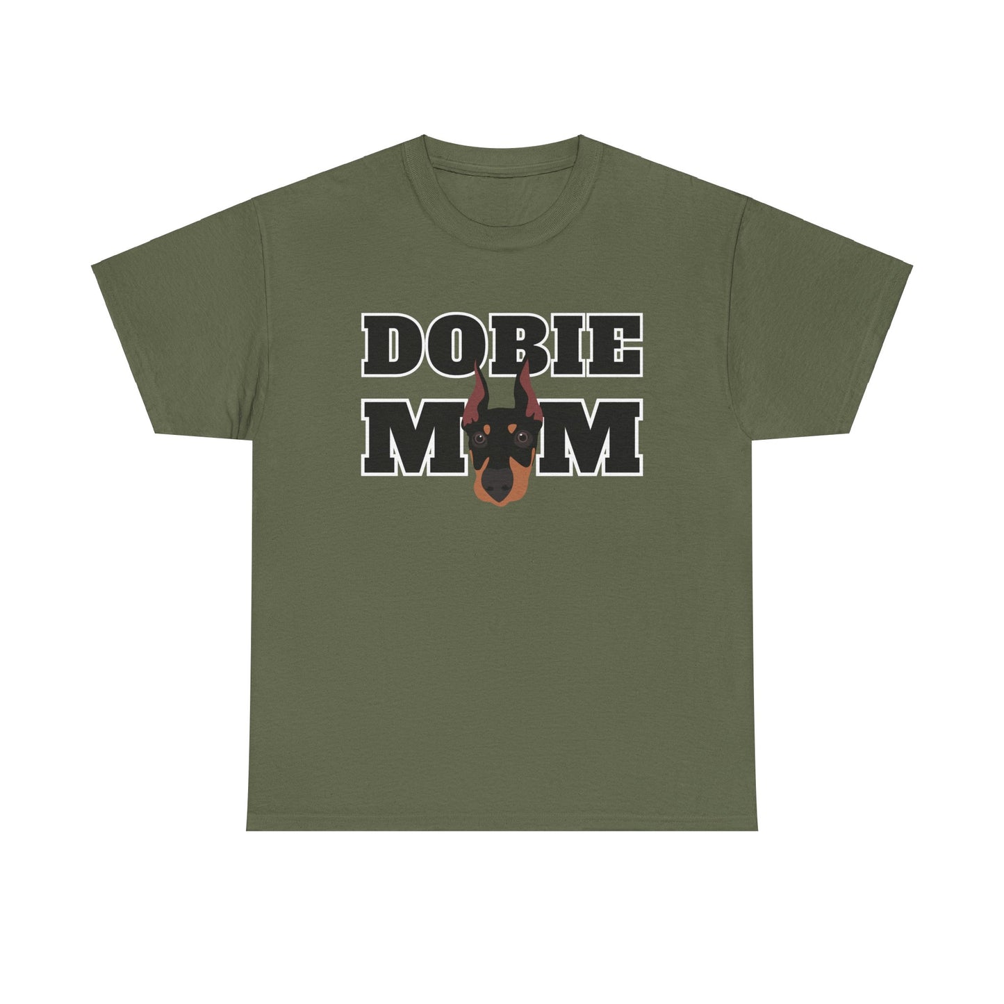 Dobie Mom 01 2025 Unisex Heavy Cotton Tee