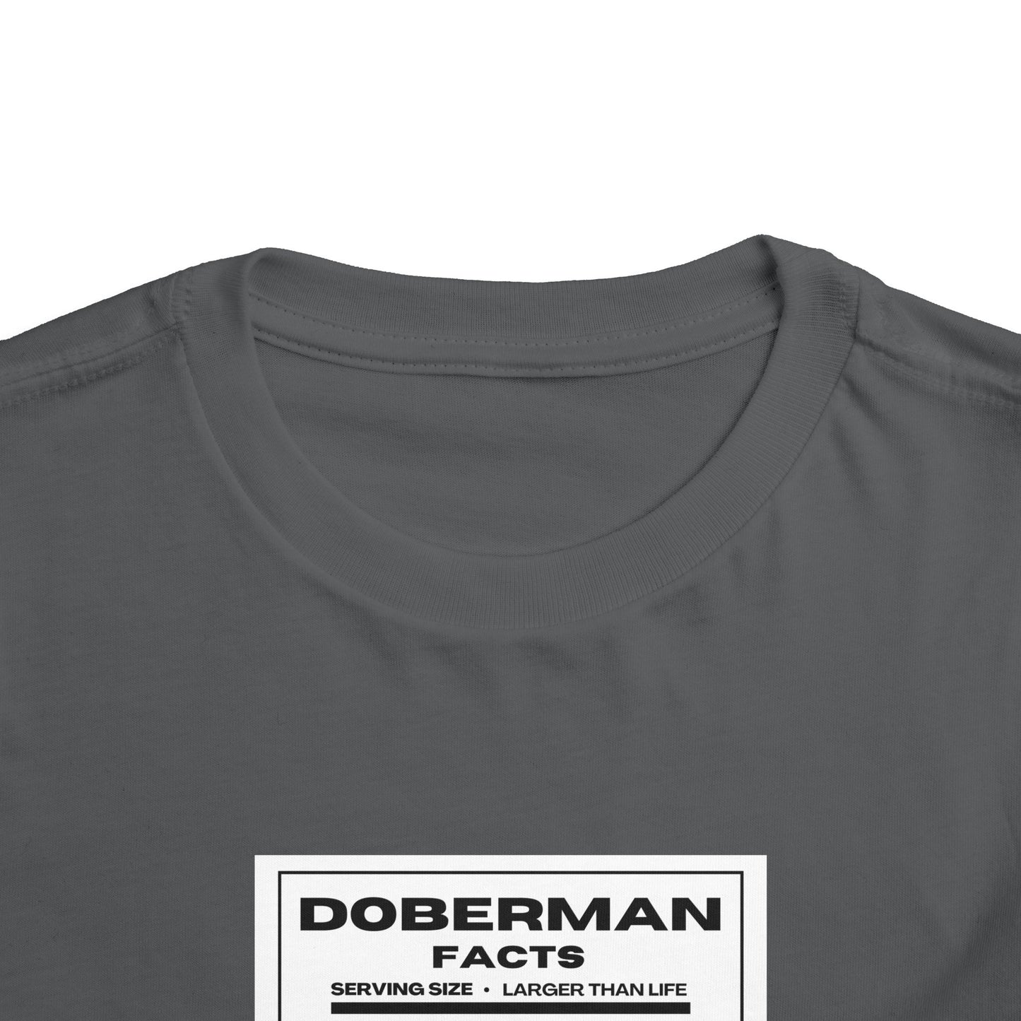 Doberman Facts 1 Toddler Short Sleeve Tee