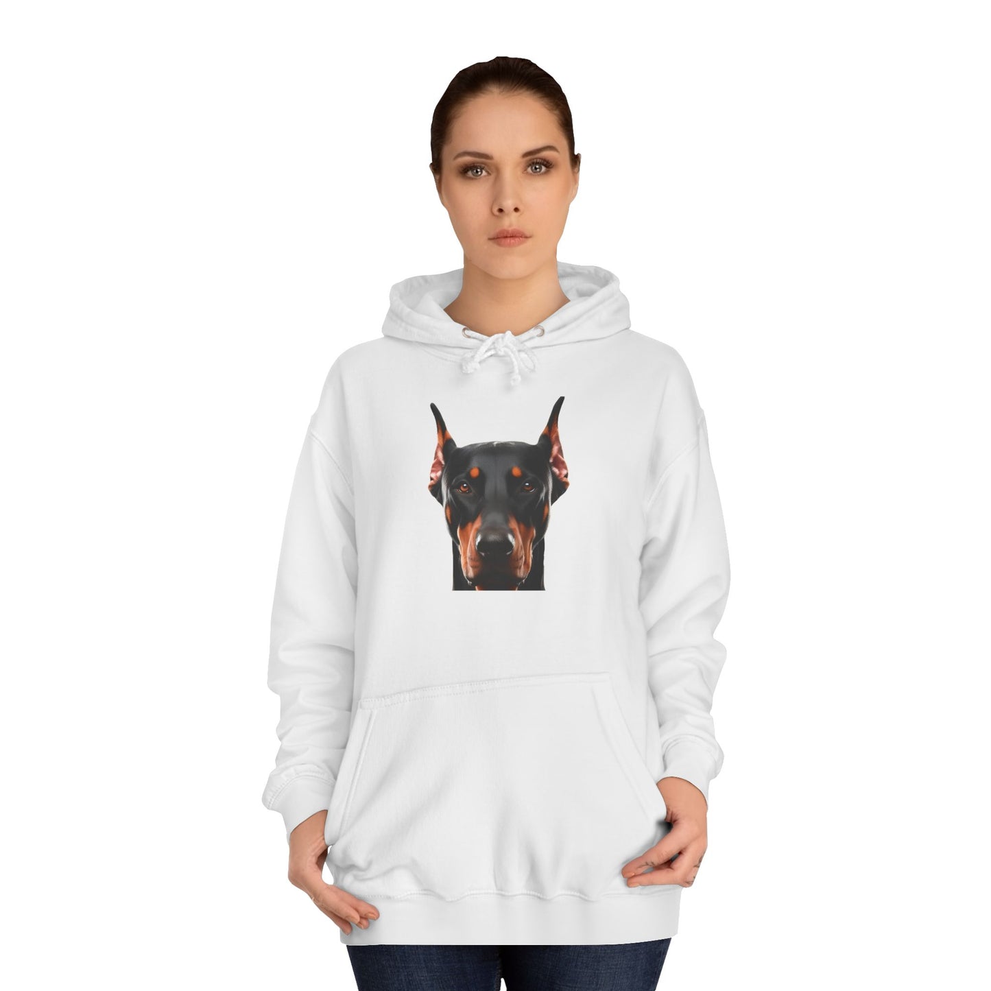 Doberman 1 Unisex College Hoodie