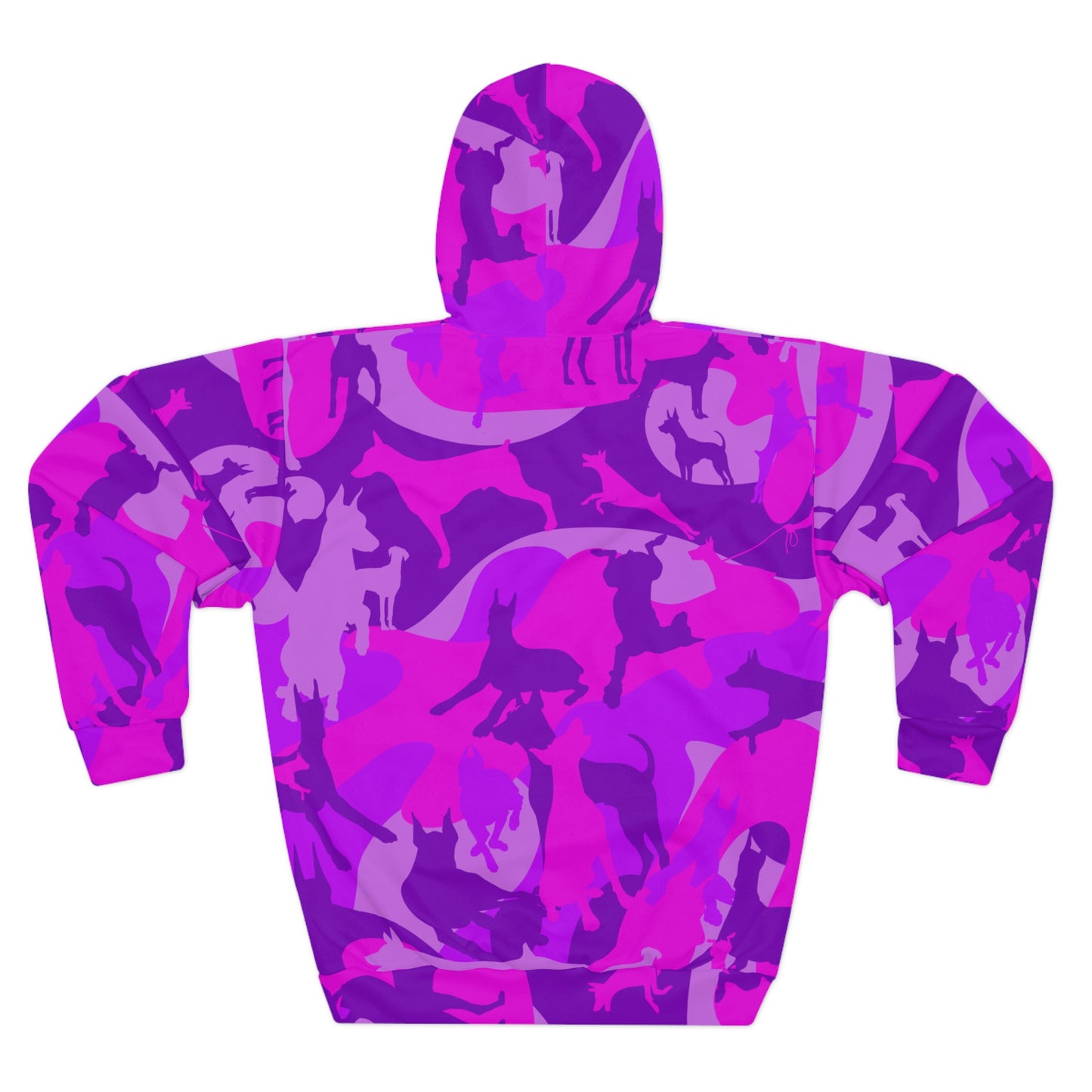 Doberman Camo 5 Unisex Pullover Hoodie (AOP)