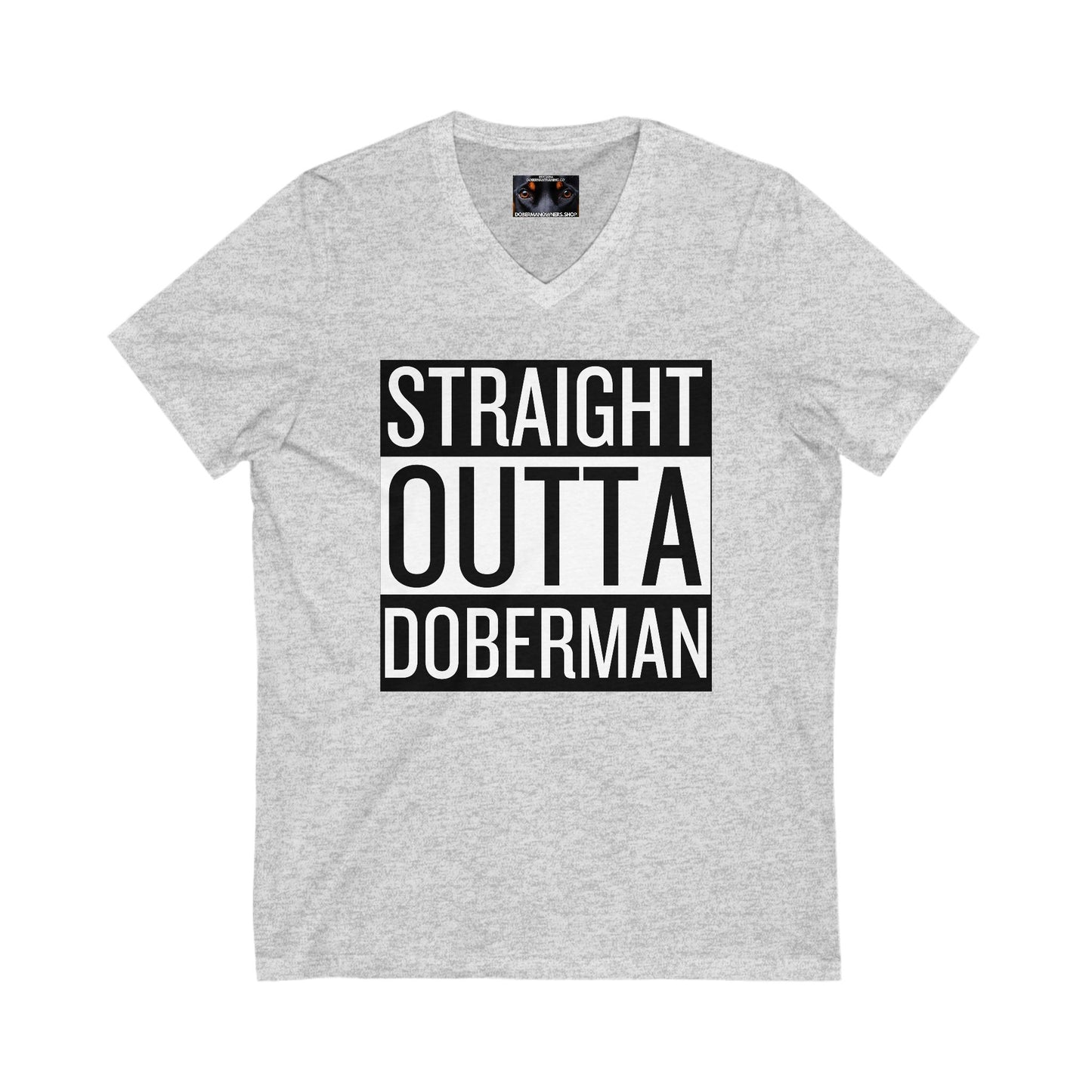 Outta 1 Private Label Unisex Jersey Short Sleeve V-Neck Tee