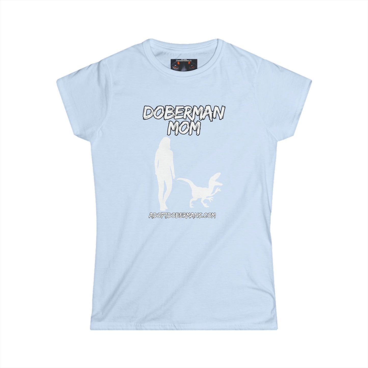 Doberman Mom 44 Women's Softstyle Tee