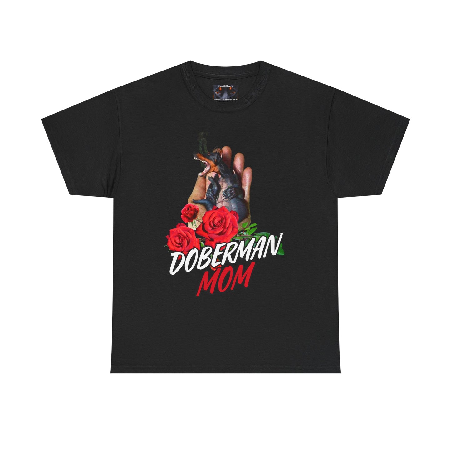 Dragon Mom Roses 10 Private Lable Unisex Heavy Cotton Tee