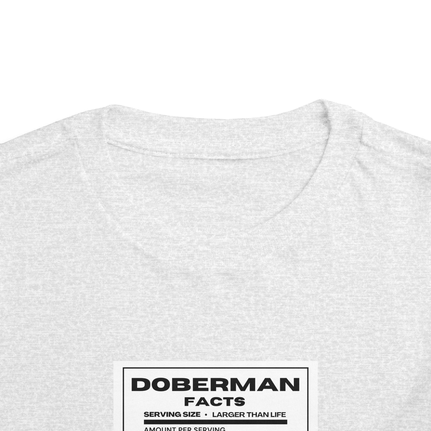 Doberman Facts 1 Toddler Short Sleeve Tee