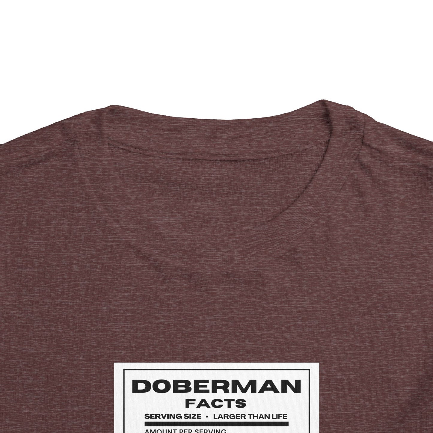 Doberman Facts 1 Toddler Short Sleeve Tee