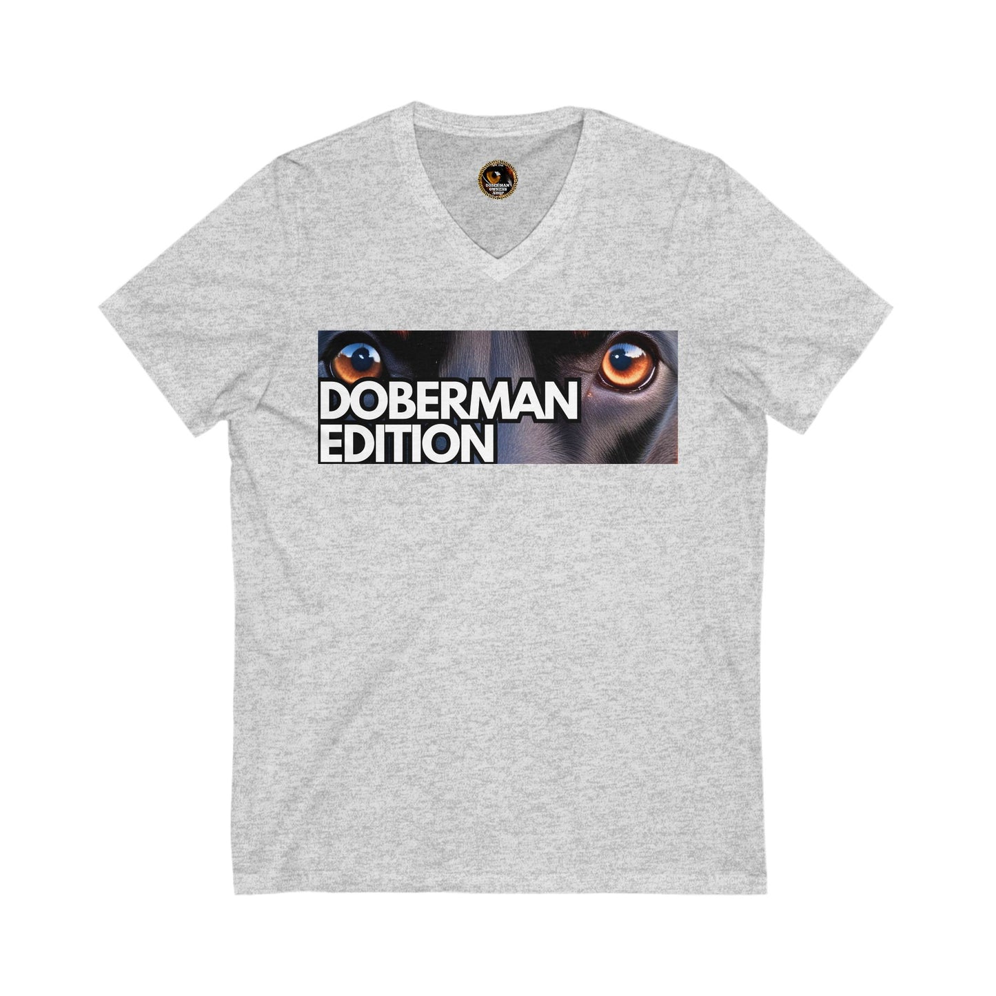 Doberman Edition 1 Special Edition Private Label Unisex Jersey Short Sleeve V-Neck Tee