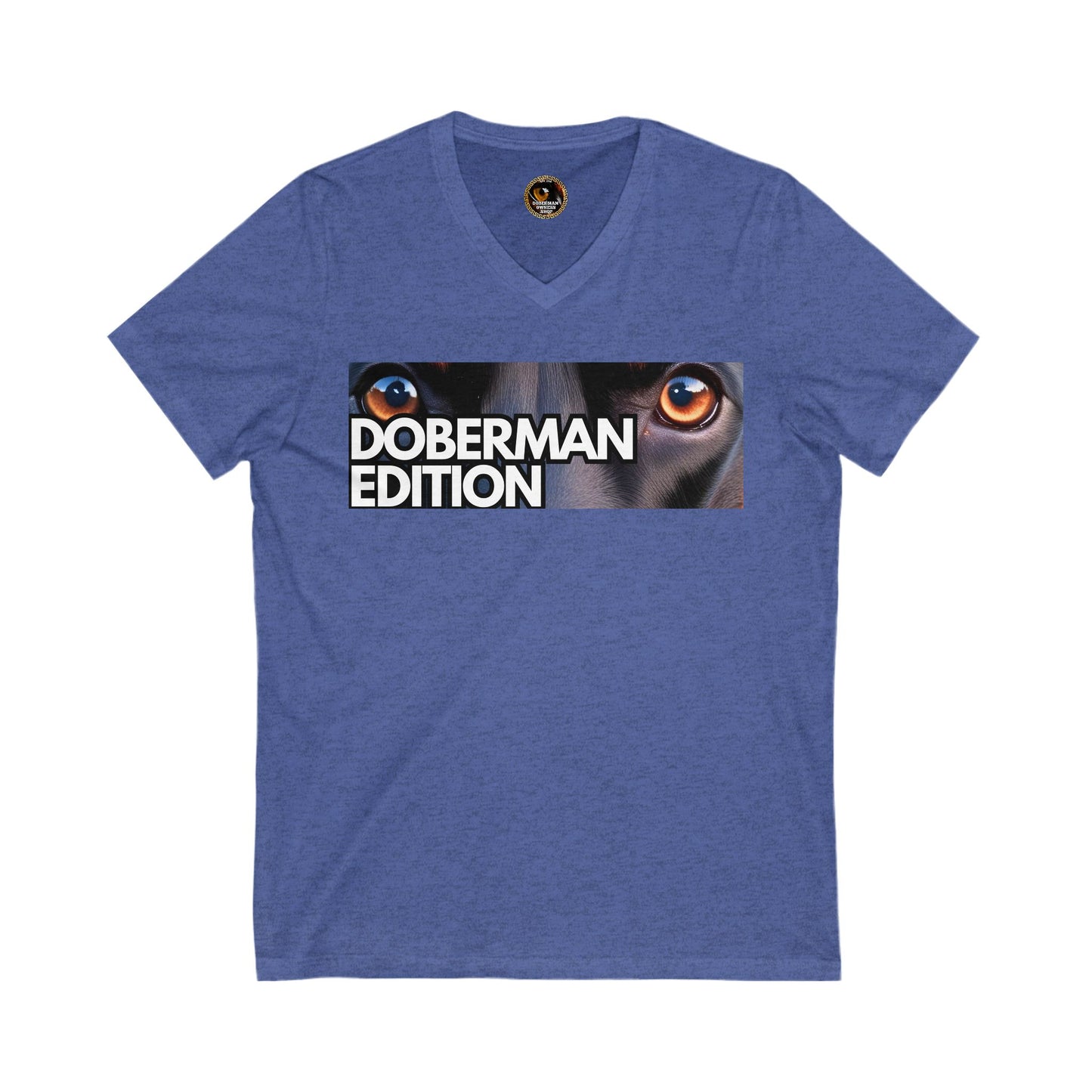 Doberman Edition 1 Special Edition Private Label Unisex Jersey Short Sleeve V-Neck Tee
