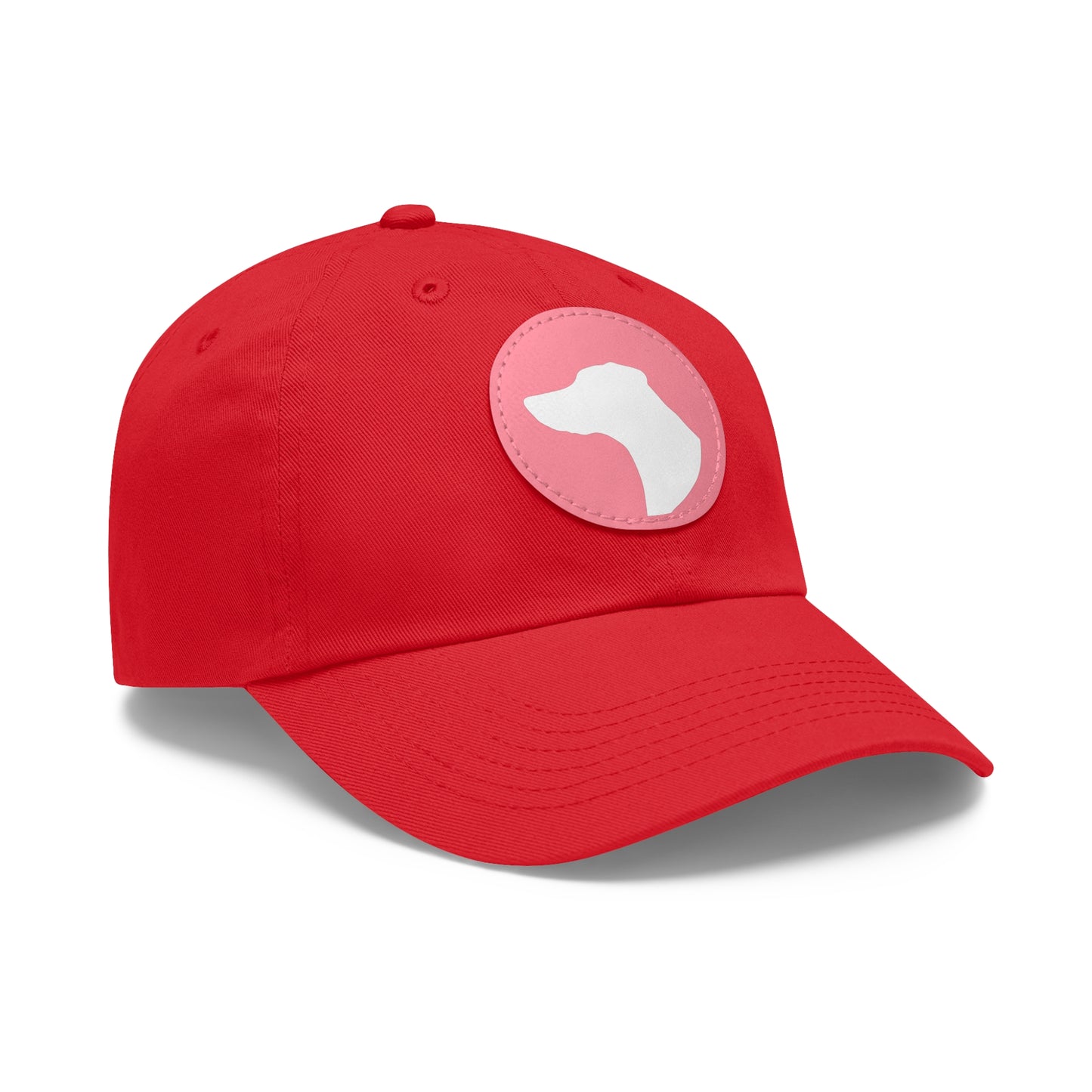 N 1 Dad Hat with Leather Patch (Round)