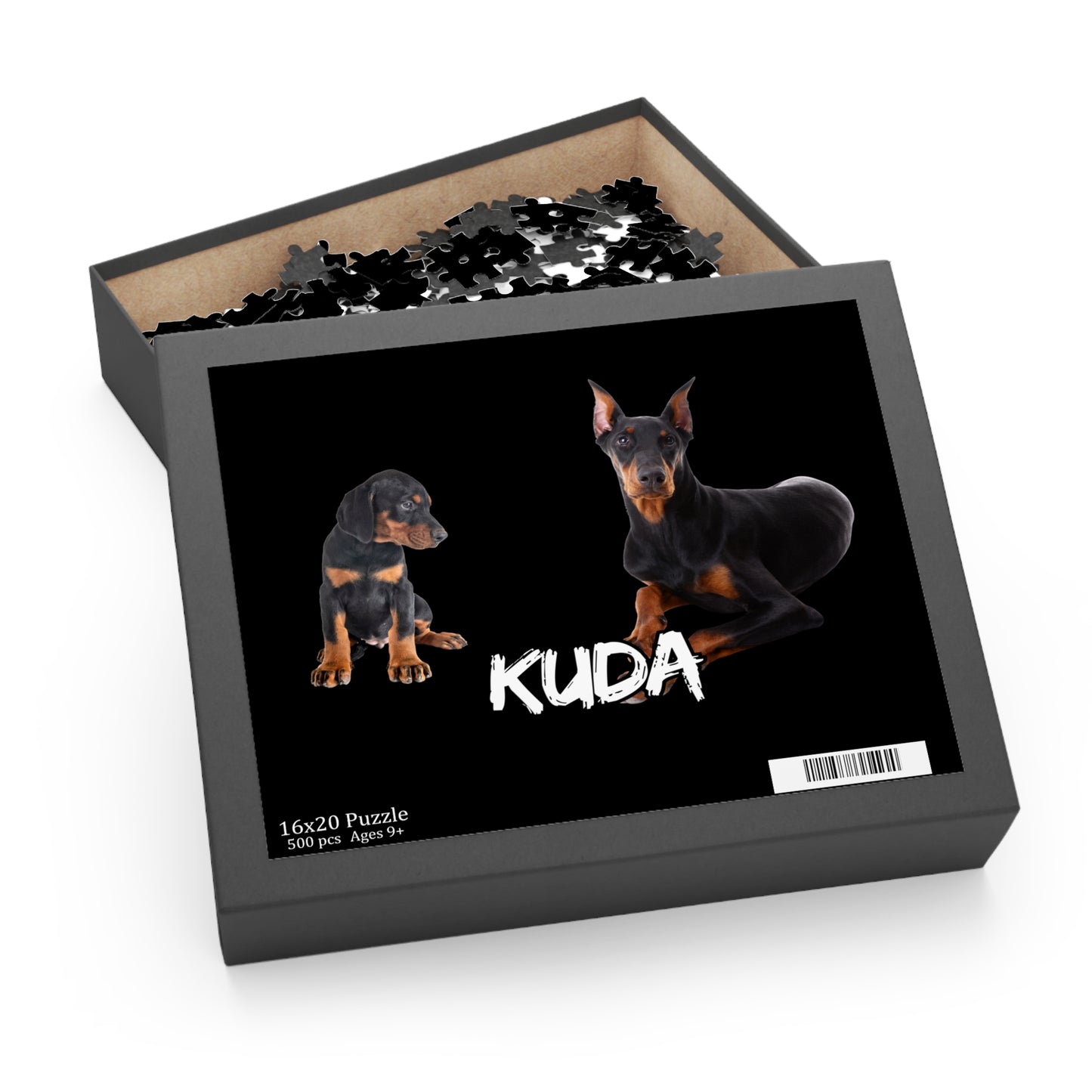 Custom image & text Limited Edition Doberman Community Jigsaw Puzzle 14