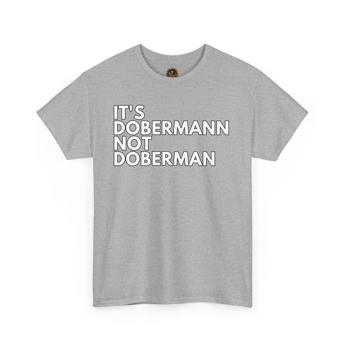 It's Dobermann 1 Private Lable Unisex Heavy Cotton Tee