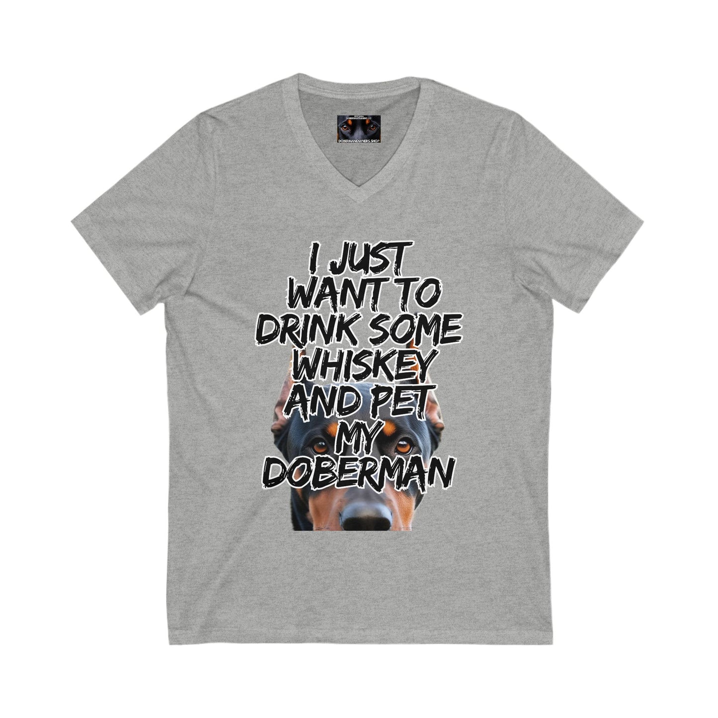 Just 1 Unisex Jersey Short Sleeve V-Neck Tee