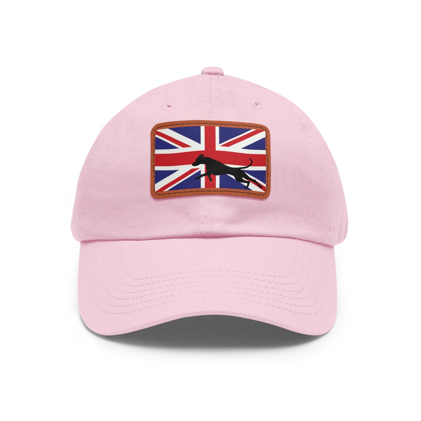 Doberman UK Protect 2 Dad Hat with Leather Patch (Rectangle)