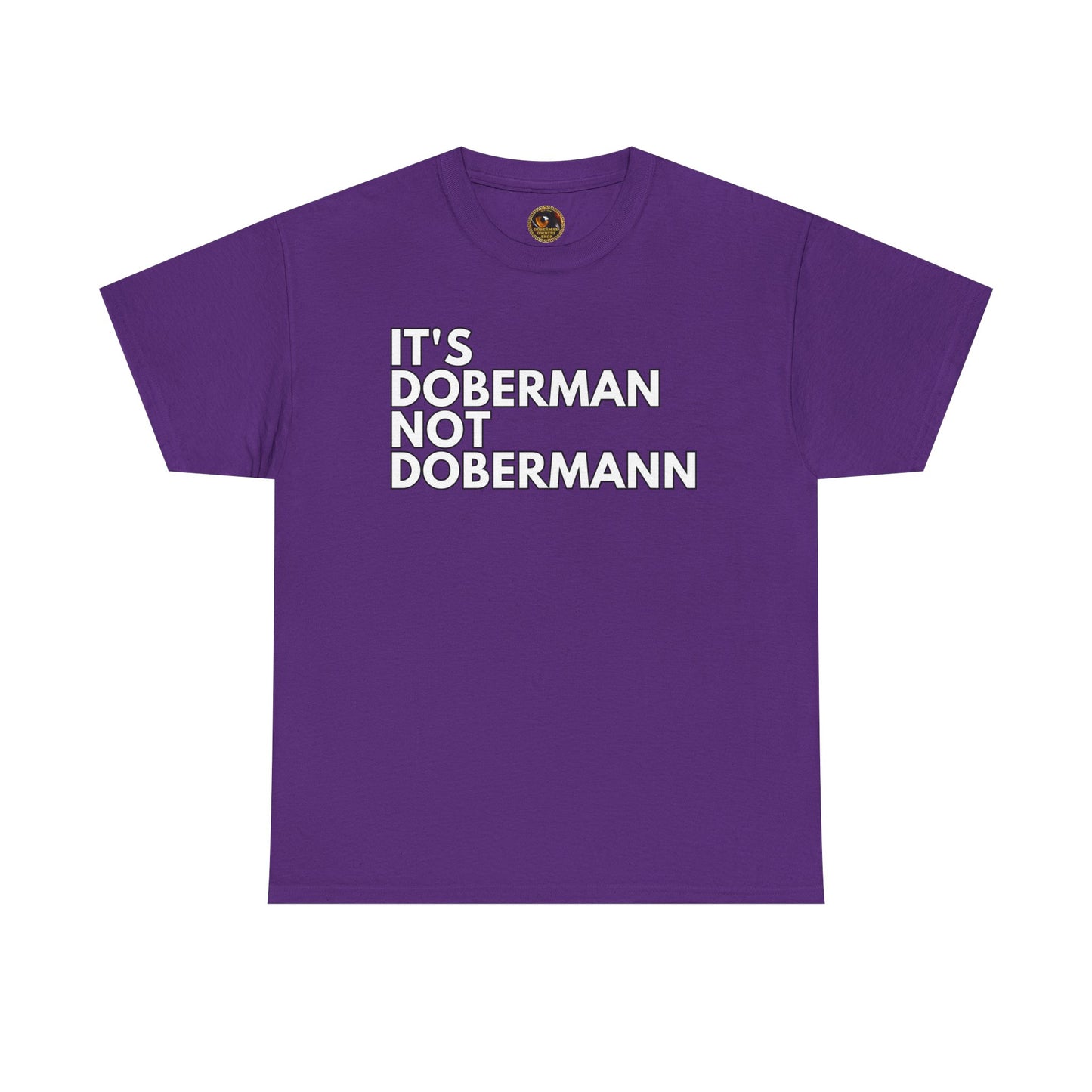 It's Doberman 1 Private Lable Unisex Heavy Cotton Tee