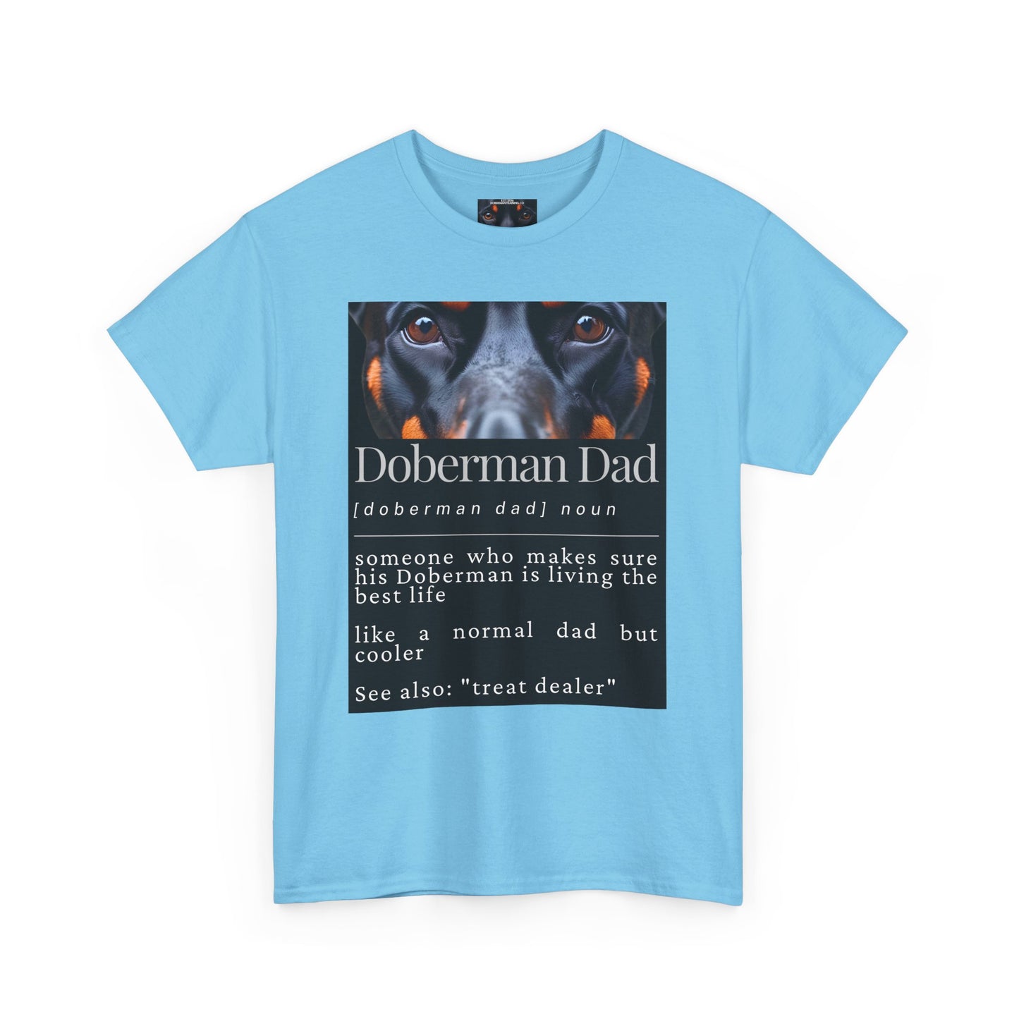 Doberman Dad S1 Private Lable Unisex Heavy Cotton Tee