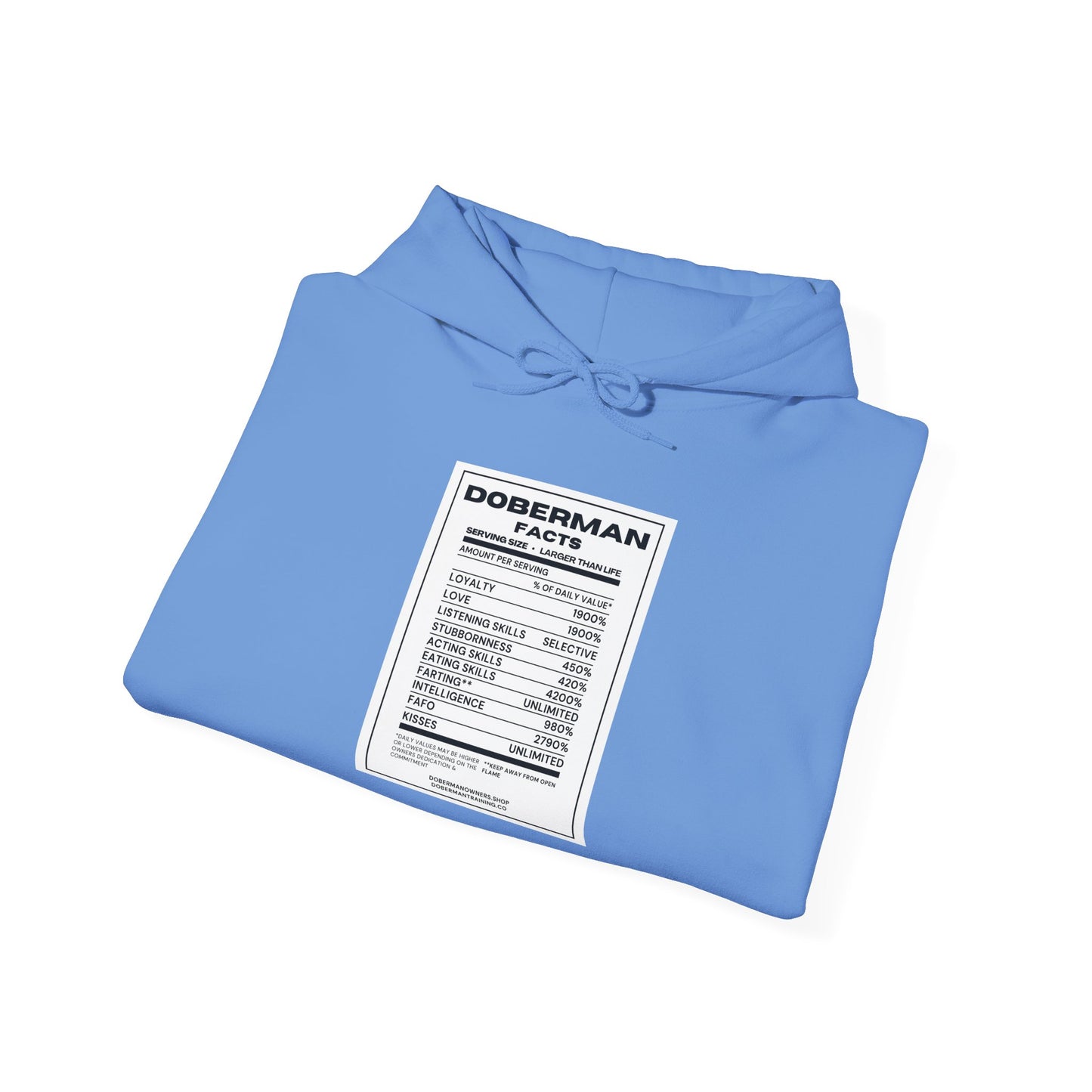 Doberman Facts 1 Unisex Heavy Blend™ Hooded Sweatshirt