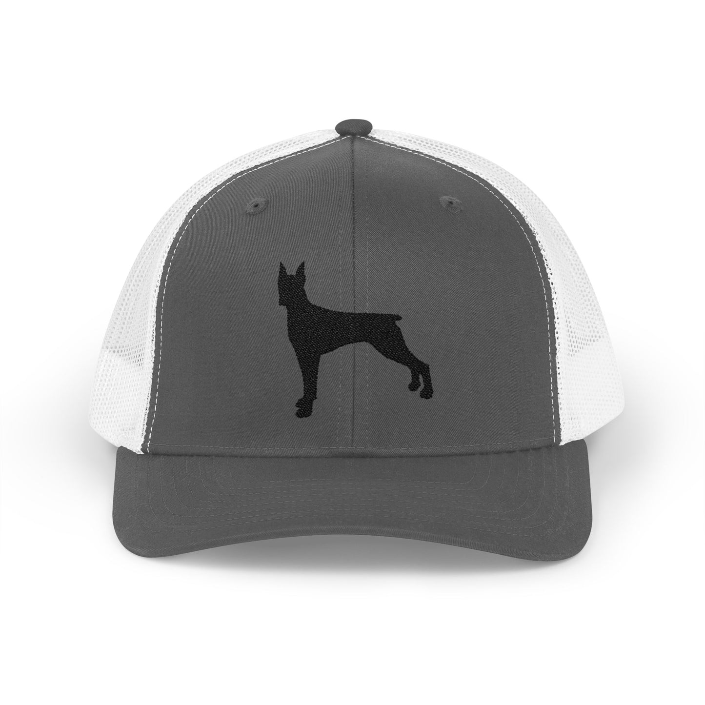 Doberman 1 Silhouette Snapback Trucker Cap