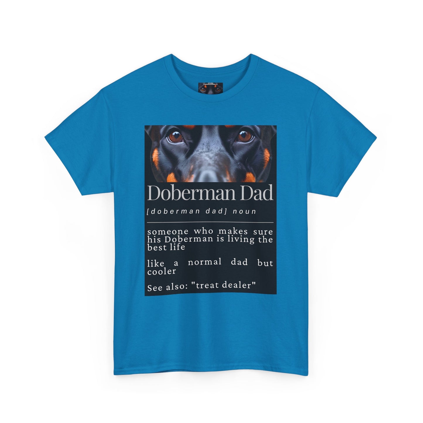 Doberman Dad S1 Private Lable Unisex Heavy Cotton Tee