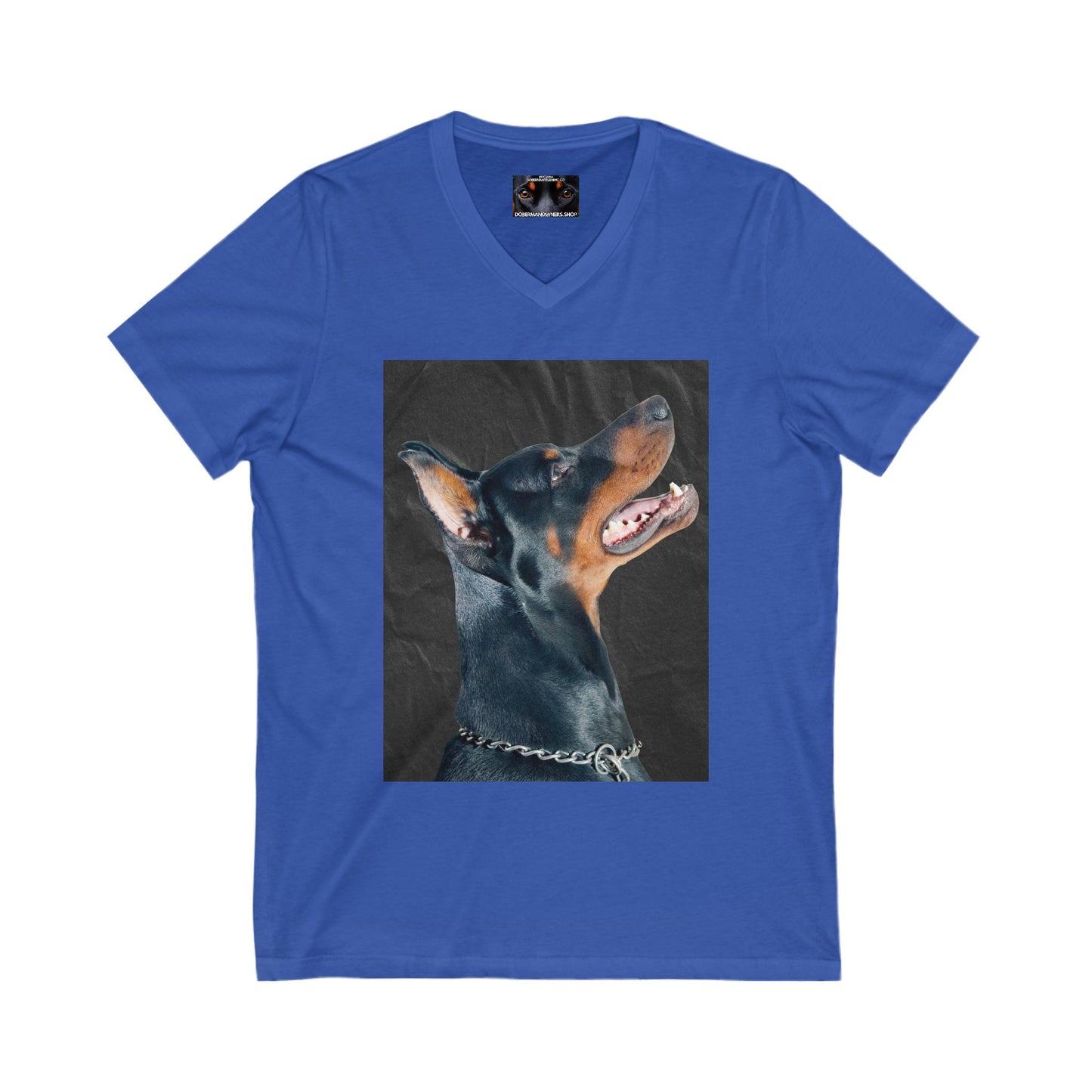 The Sit Private Label Unisex Jersey Short Sleeve V-Neck Tee