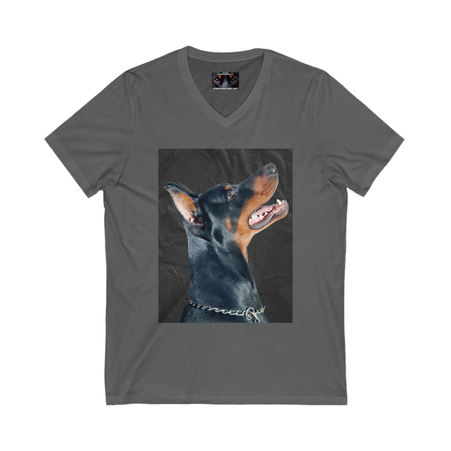 The Sit Private Label Unisex Jersey Short Sleeve V-Neck Tee