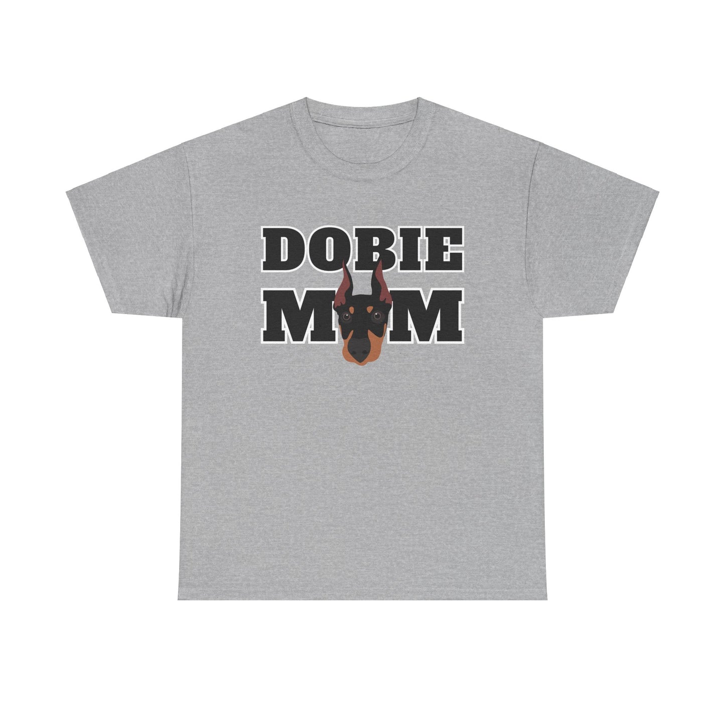 Dobie Mom 01 2025 Unisex Heavy Cotton Tee