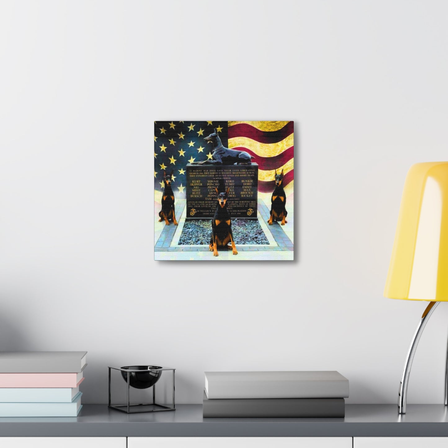 Doberman Tribute 1 Canvas