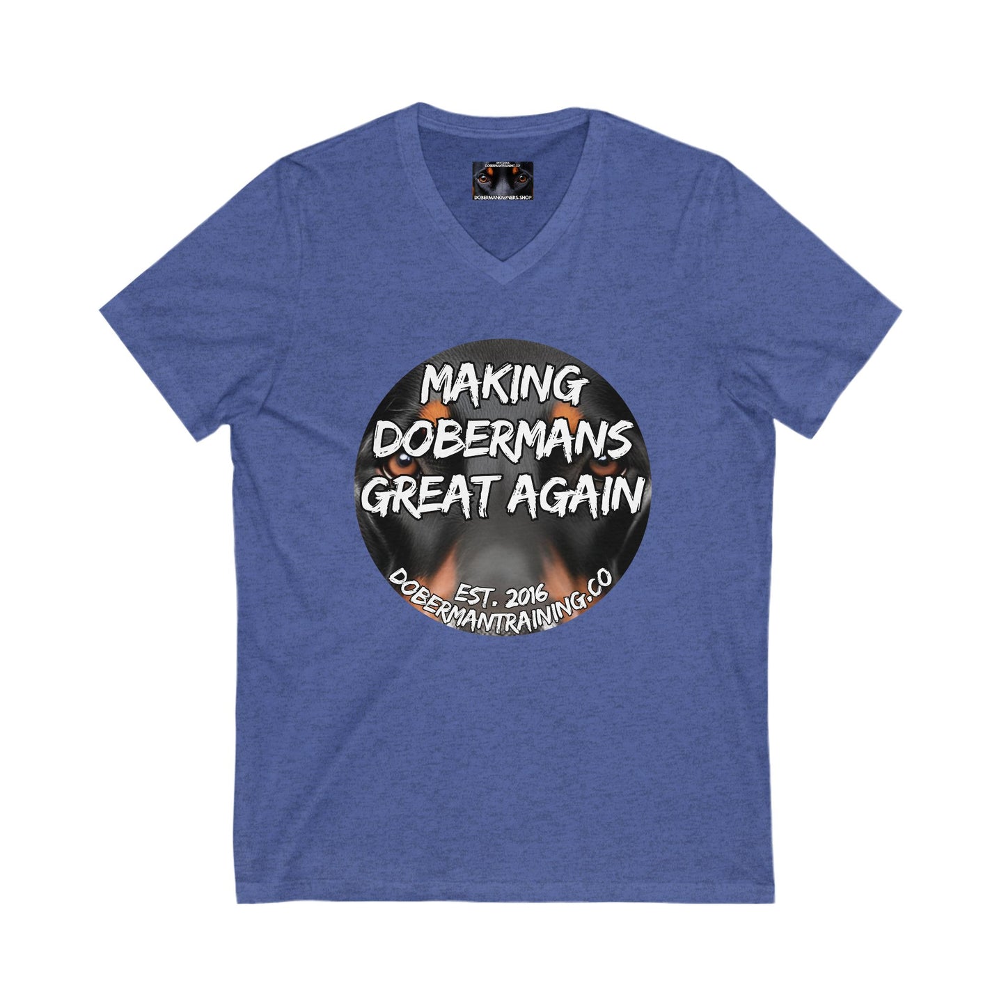 Group 1 Private Label Unisex Jersey Short Sleeve V-Neck Tee