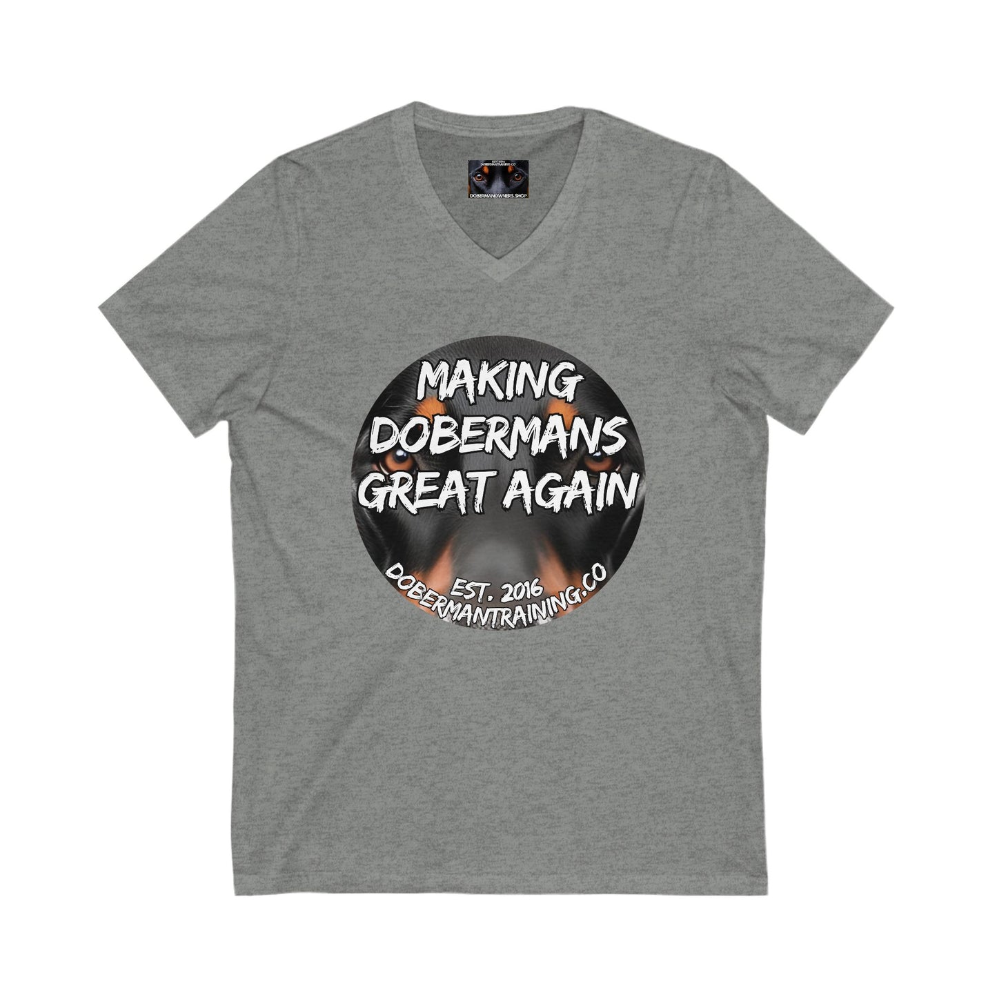 Group 1 Private Label Unisex Jersey Short Sleeve V-Neck Tee