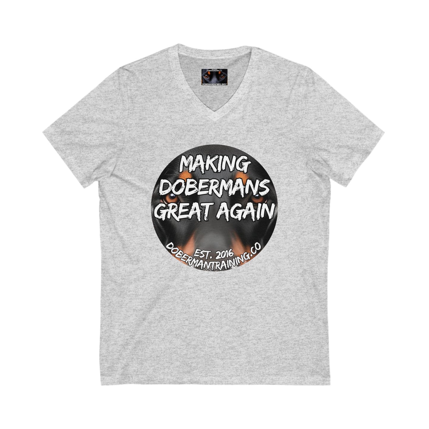 Group 1 Private Label Unisex Jersey Short Sleeve V-Neck Tee