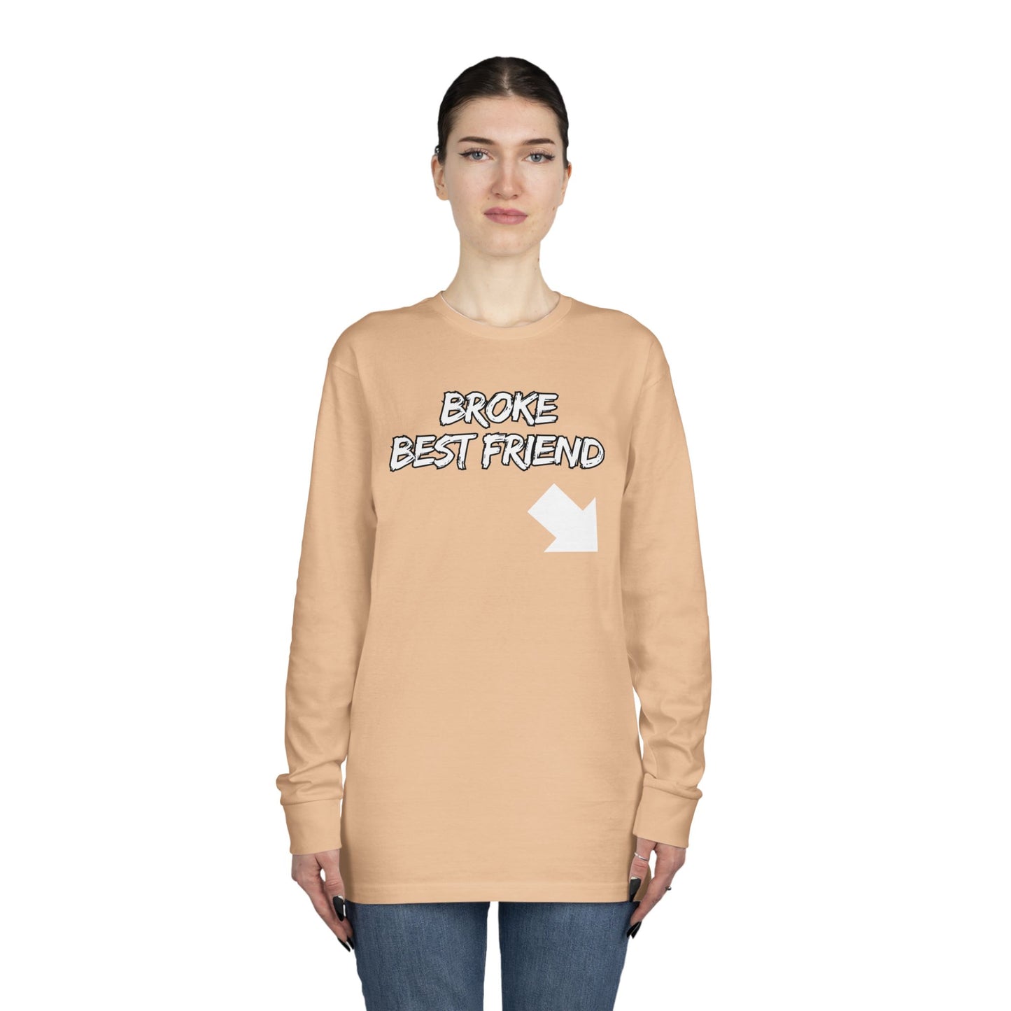 Bestfriend 1| Long Sleeve Crewneck Tee