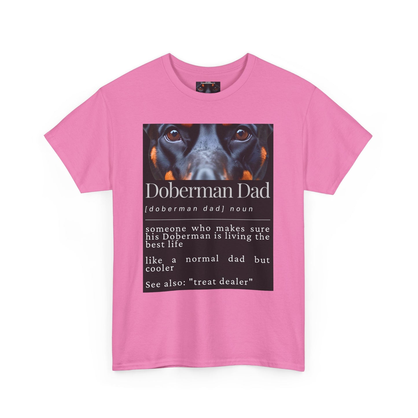 Doberman Dad S1 Private Lable Unisex Heavy Cotton Tee