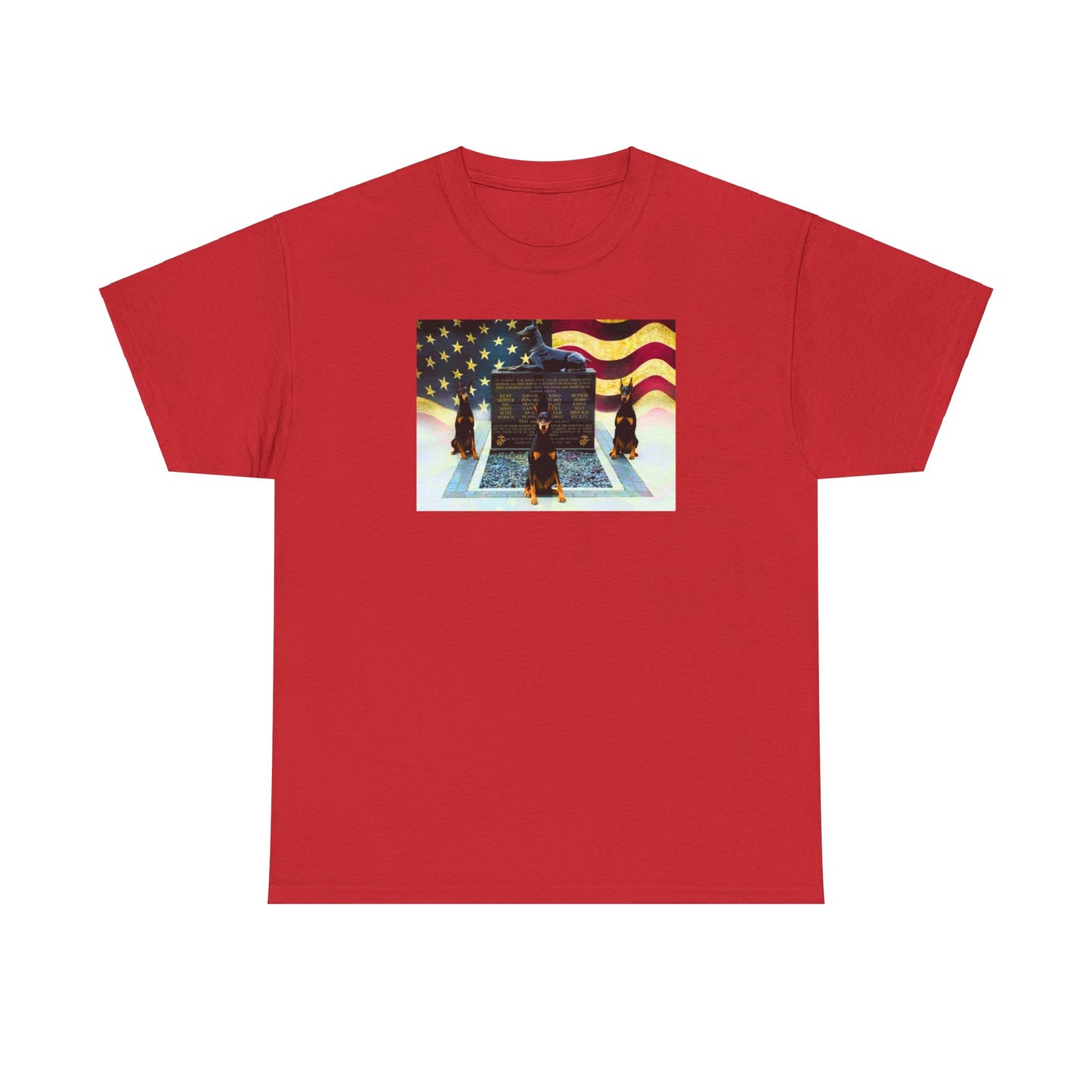 Doberman Memorial 1 2025 Unisex Heavy Cotton Tee