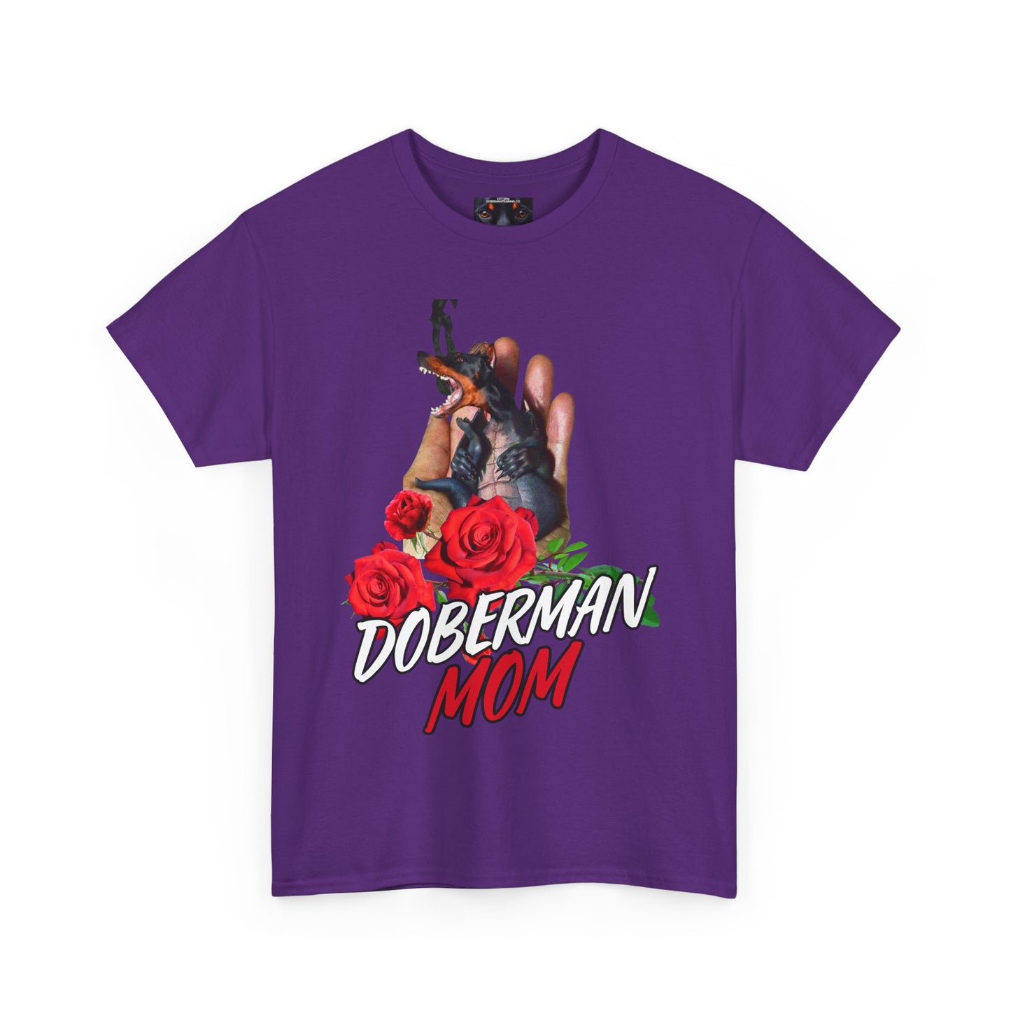 Dragon Mom Roses 10 Private Lable Unisex Heavy Cotton Tee